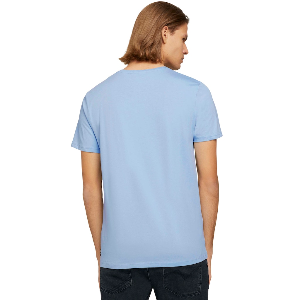 TOM TAILOR Denim T-Shirt, mit Rundhals