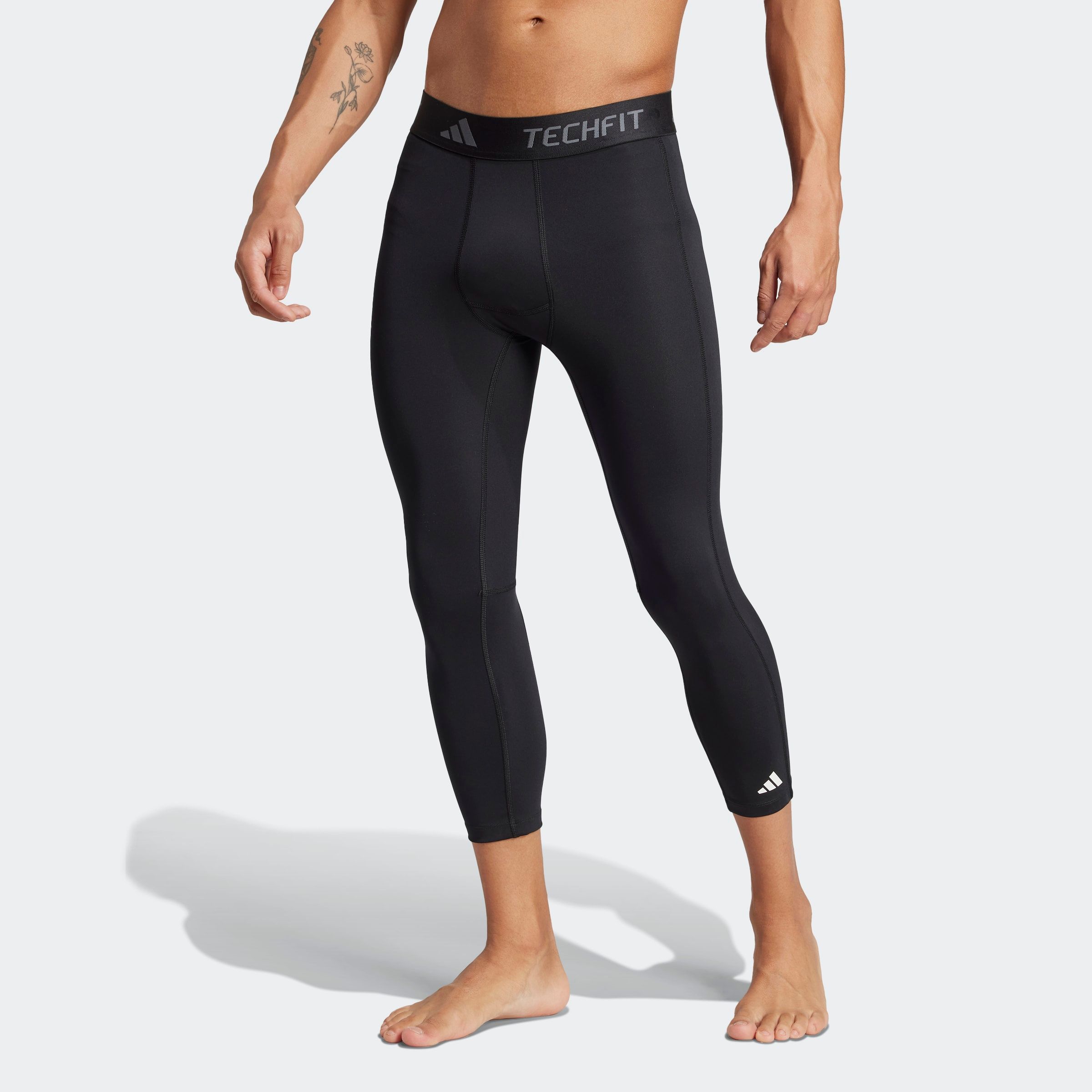 adidas Performance Trainingstights "TECHFIT COMPRESSION TRAINING 3/4 TIGHTS" für Fitness, 3/4-Länge, ohne Verschluss, atmungsaktiv