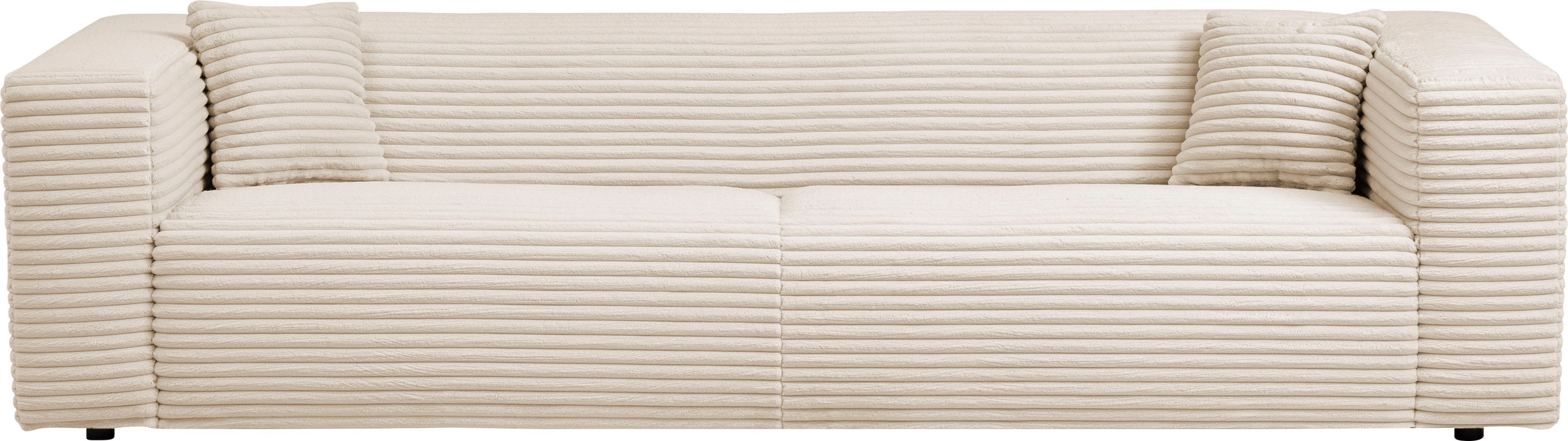 andas 3-Sitzer "BAKELS, Couch in Cord oder Boucle-Stoff, Sofa im modernen D günstig online kaufen