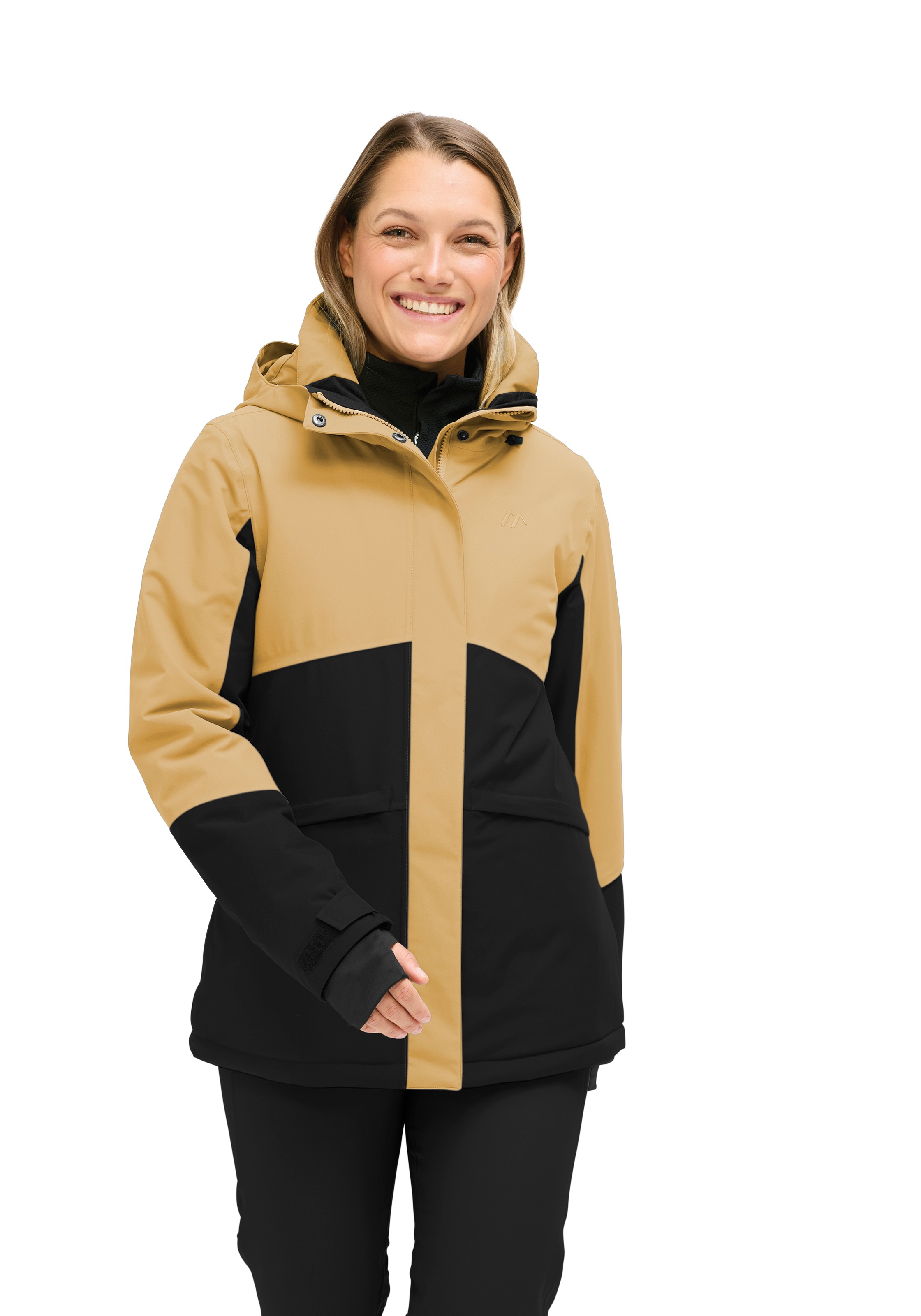 Maier Sports Skijacke »Poiana« Damen Winterjacke wasserdicht, mit RV-Taschen und Kapuze