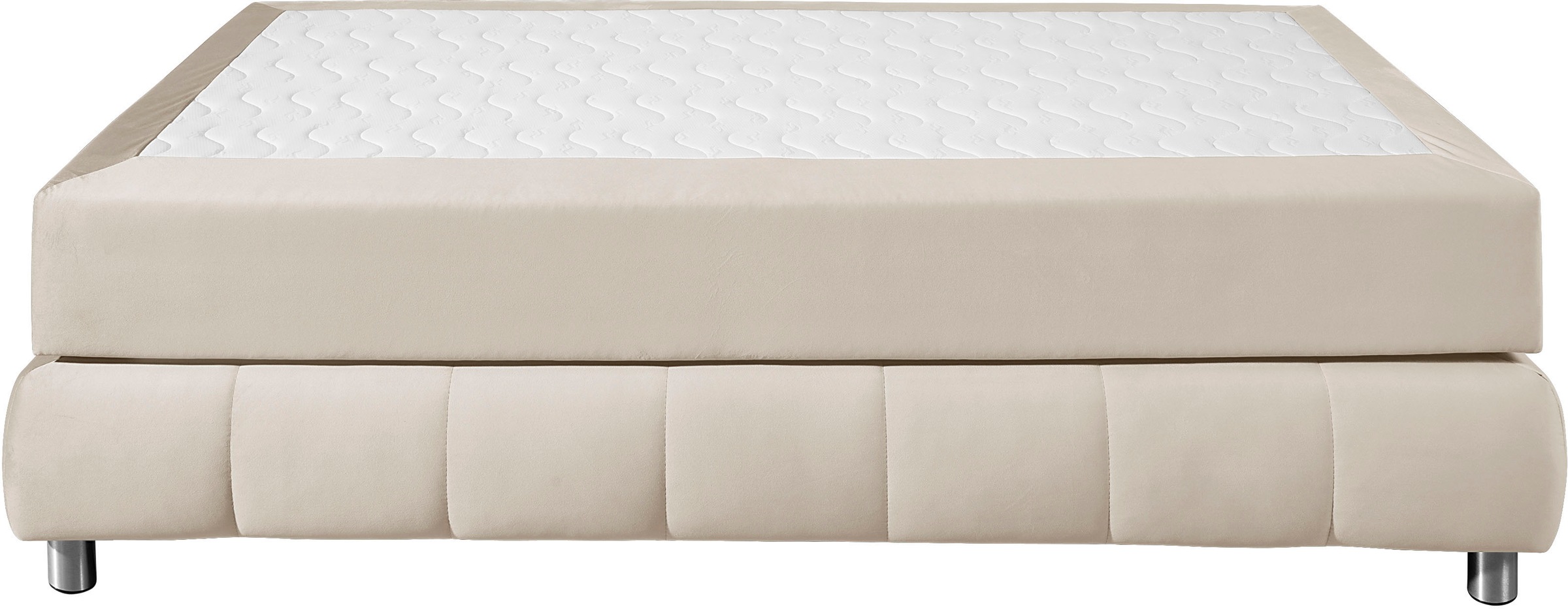 andas Boxspringbett »Salo«, Ohne Kopfteil, inkl. Topper, auch in Überlänge 220 cm