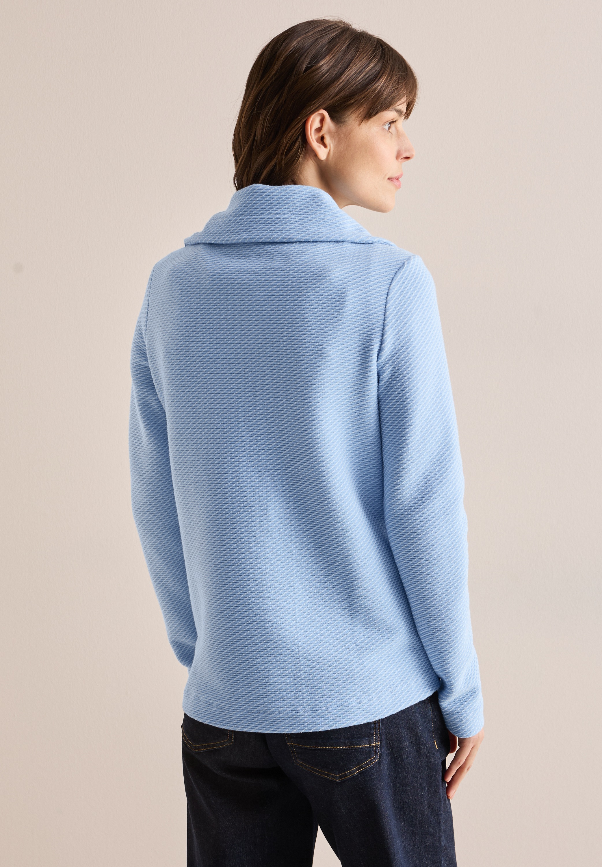 Cecil Sweatjacke, mit Stehkragen günstig online kaufen