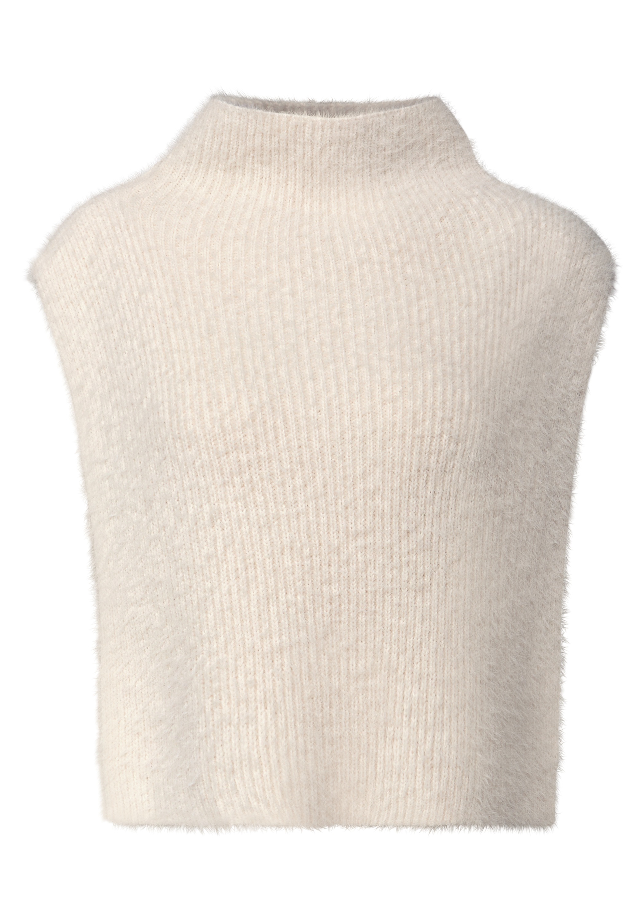 STREET ONE Strickcape, mit Federgarn