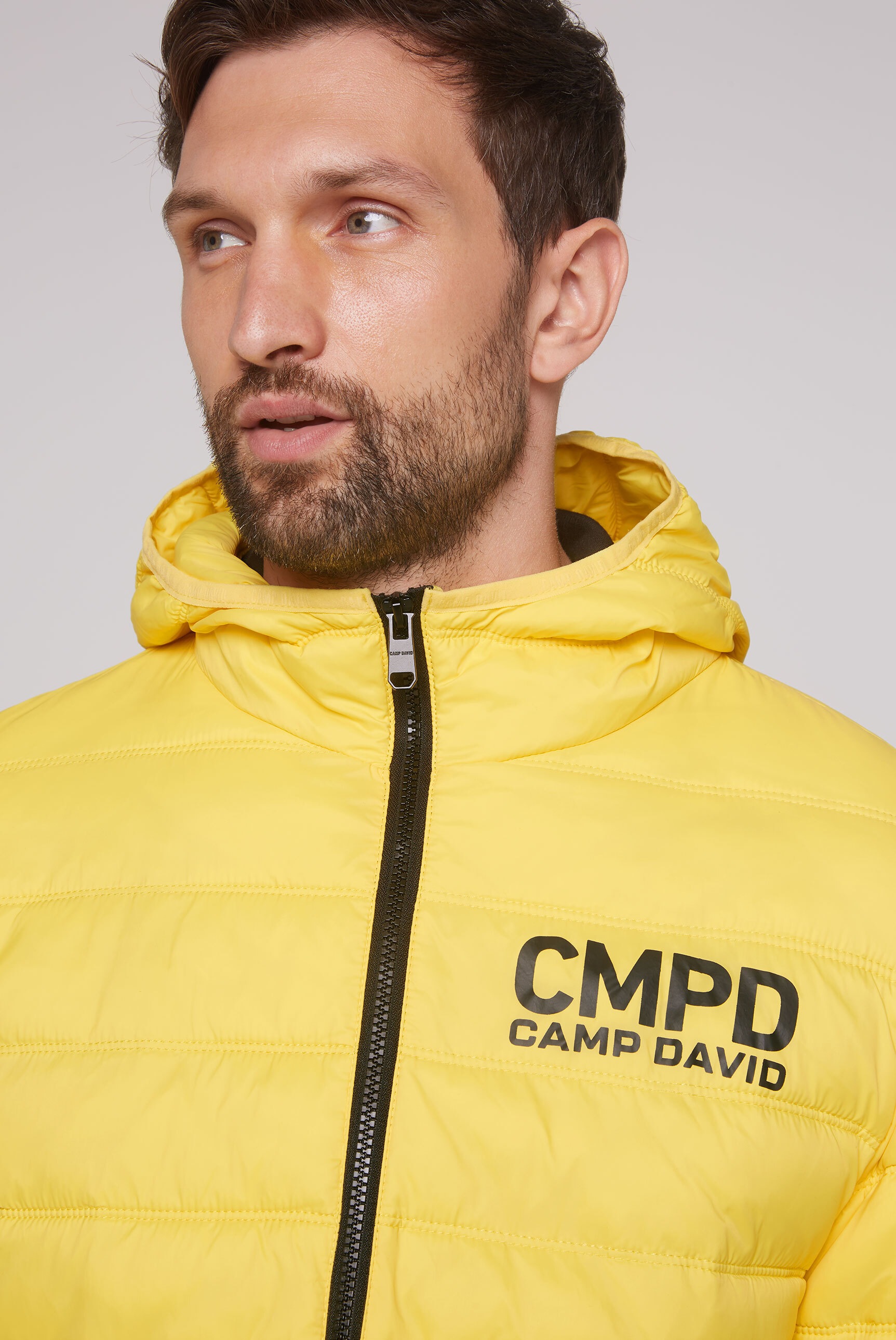 CAMP DAVID Outdoorjacke, mit Kapuze, mit Innentaschen