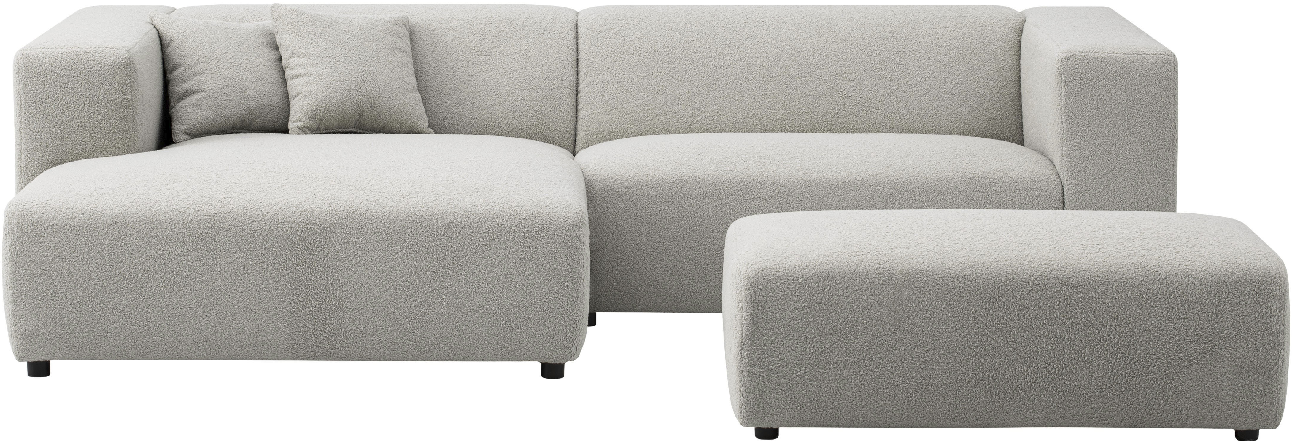 Thumbnail - Home affaire Polsterecke "BAKELS, Ecksofa-Set mit Hocker, L-Form mit Schlaffunktion" Ecksofa-Set (incl. Hocker) im trend...