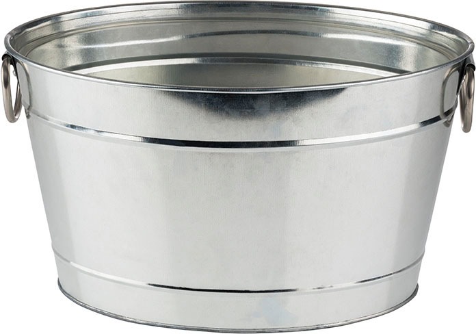 APS Wein- und Sektkühler »Tin«, aus Metall mit Kunststoffeinsatz, Volumen 11 Liter