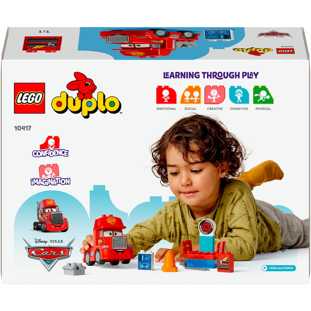 LEGO® Konstruktionsspielsteine »Mack beim Rennen (10417), LEGO® DUPLO Disney™«, (14 St.), Made in Europe