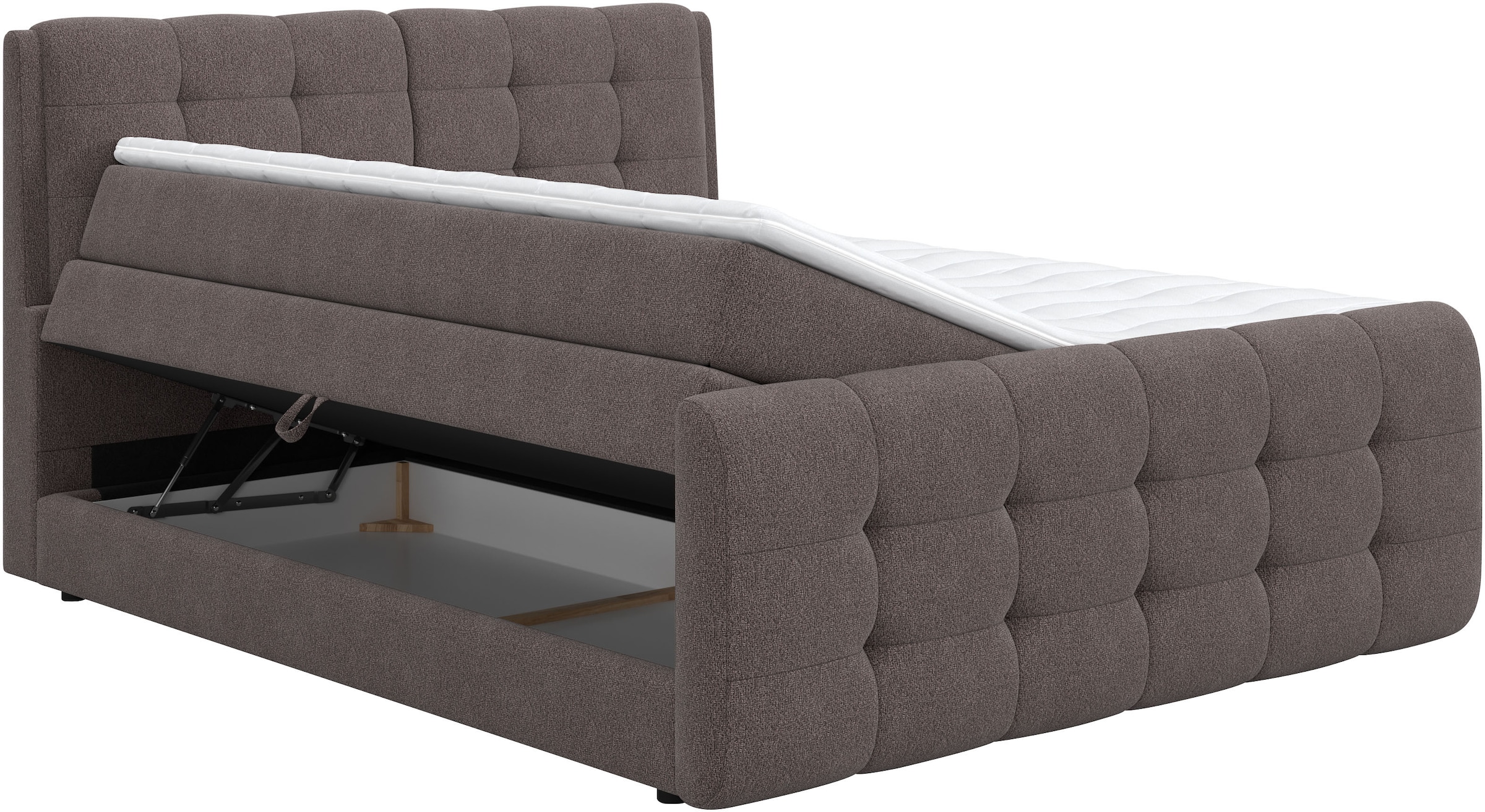 COTTA Boxspringbett »Fort mit Bettkasten, inkl. Topper«, erhältlich in verschiedenen Breiten (160cm, 180cm & 200cm)