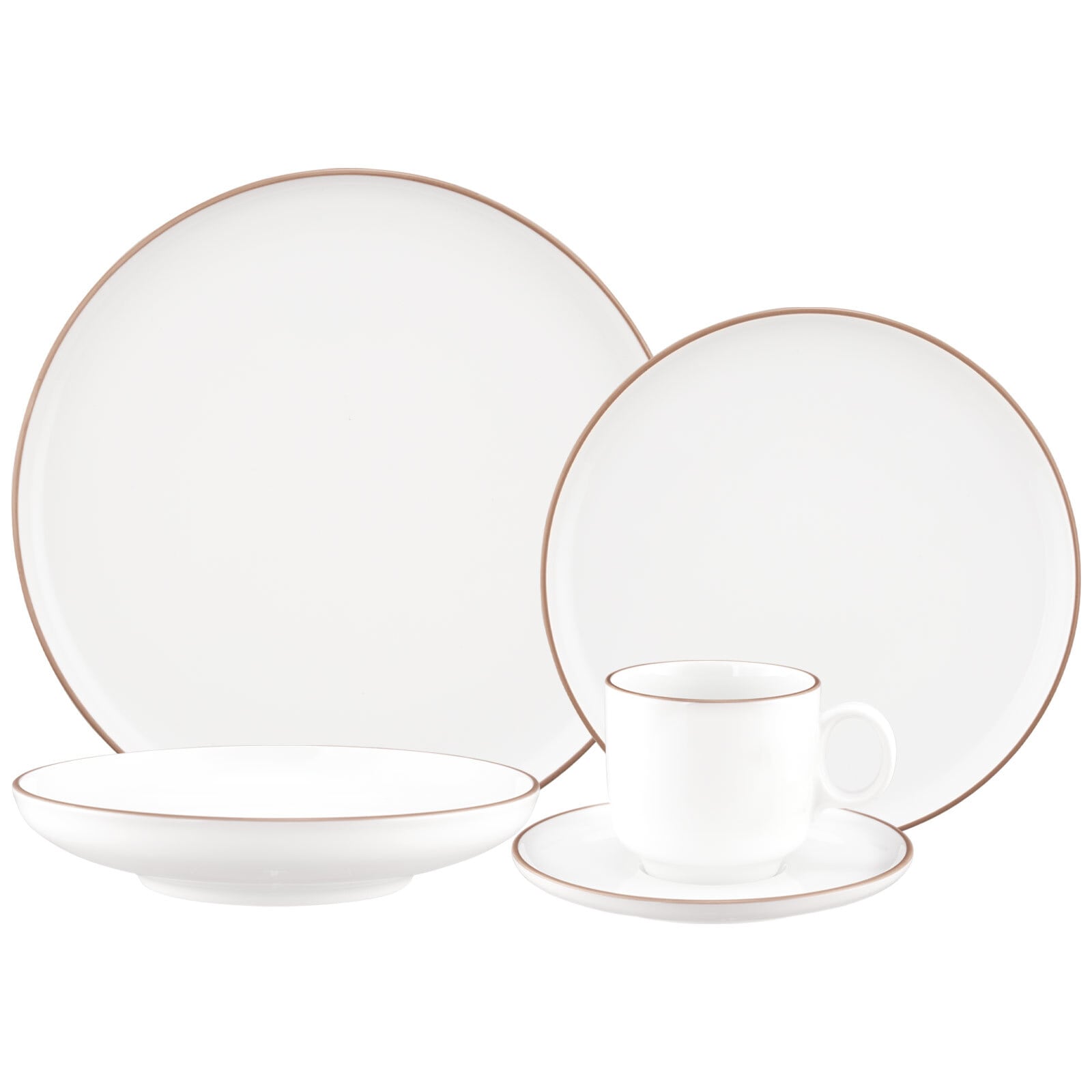 Seltmann Weiden Geschirr-Set »Kombiservice Sento Home Pure Lines 30-tlg.« Spülmaschinengeeignet, Mikrowellengeeignet, Ofenfest, Salamandergeeignet, Kühlschrankgeeignet, Gefrierschrankgeeignet