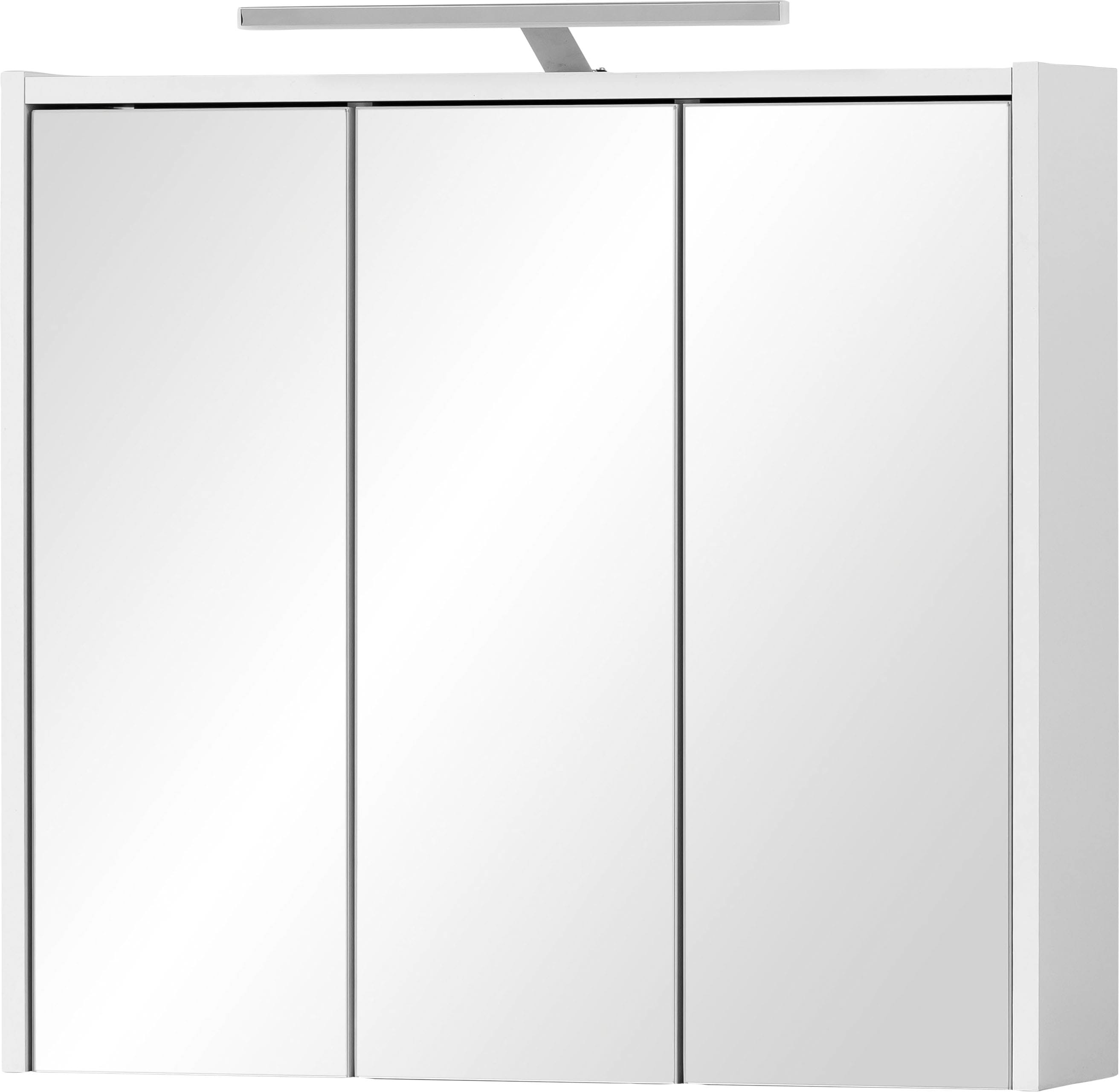 welltime Badezimmerspiegelschrank "Dex, Spiegelschrank, Made in Germany, B: 65 cm" Solide Verarbeitung - Dieses Produkt ist in Deutschland gefertigt
