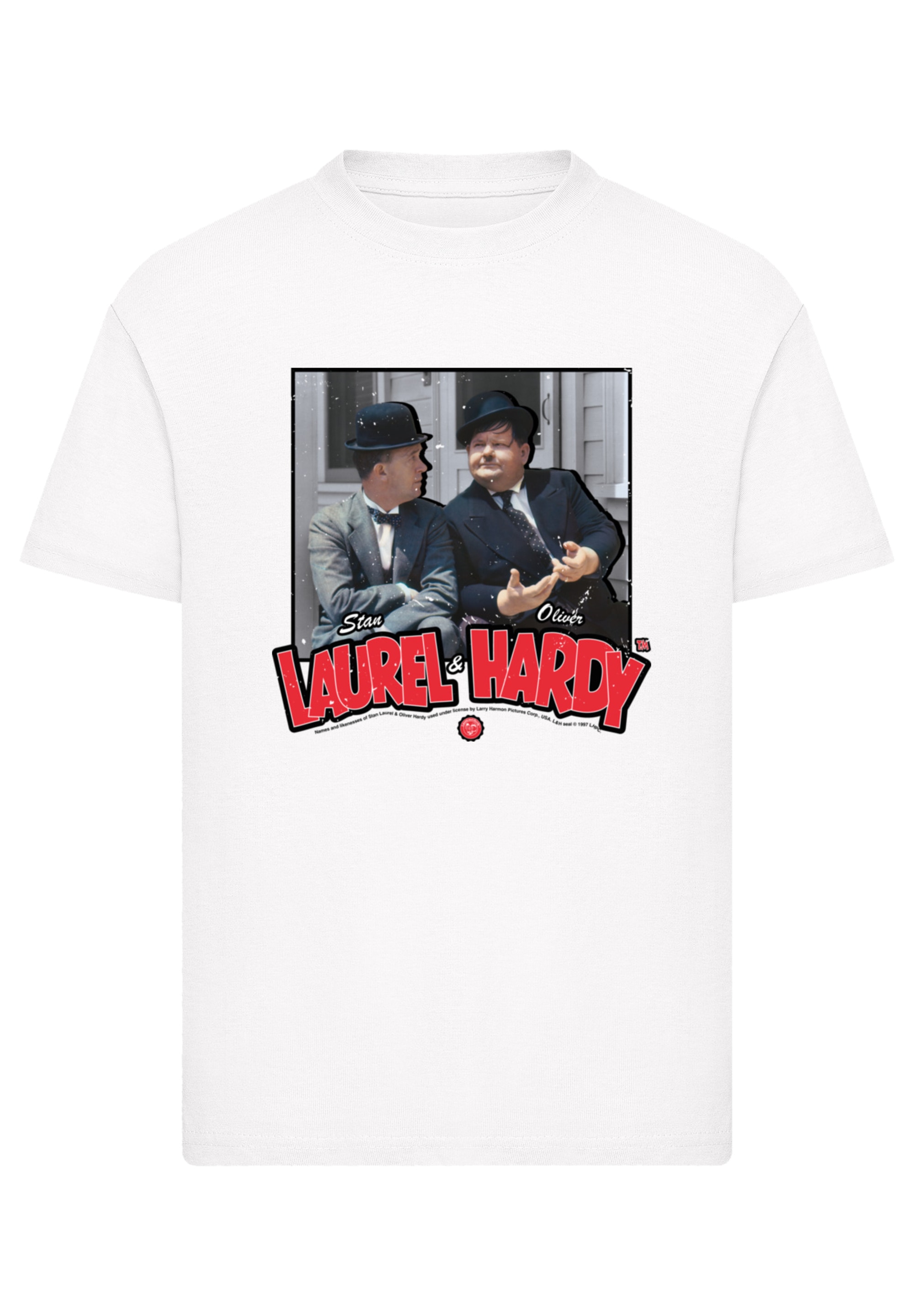 F4NT4STIC T-Shirt »Stan Laurel & Oliver Hardy Comedy Duo«, Premium Qualität
