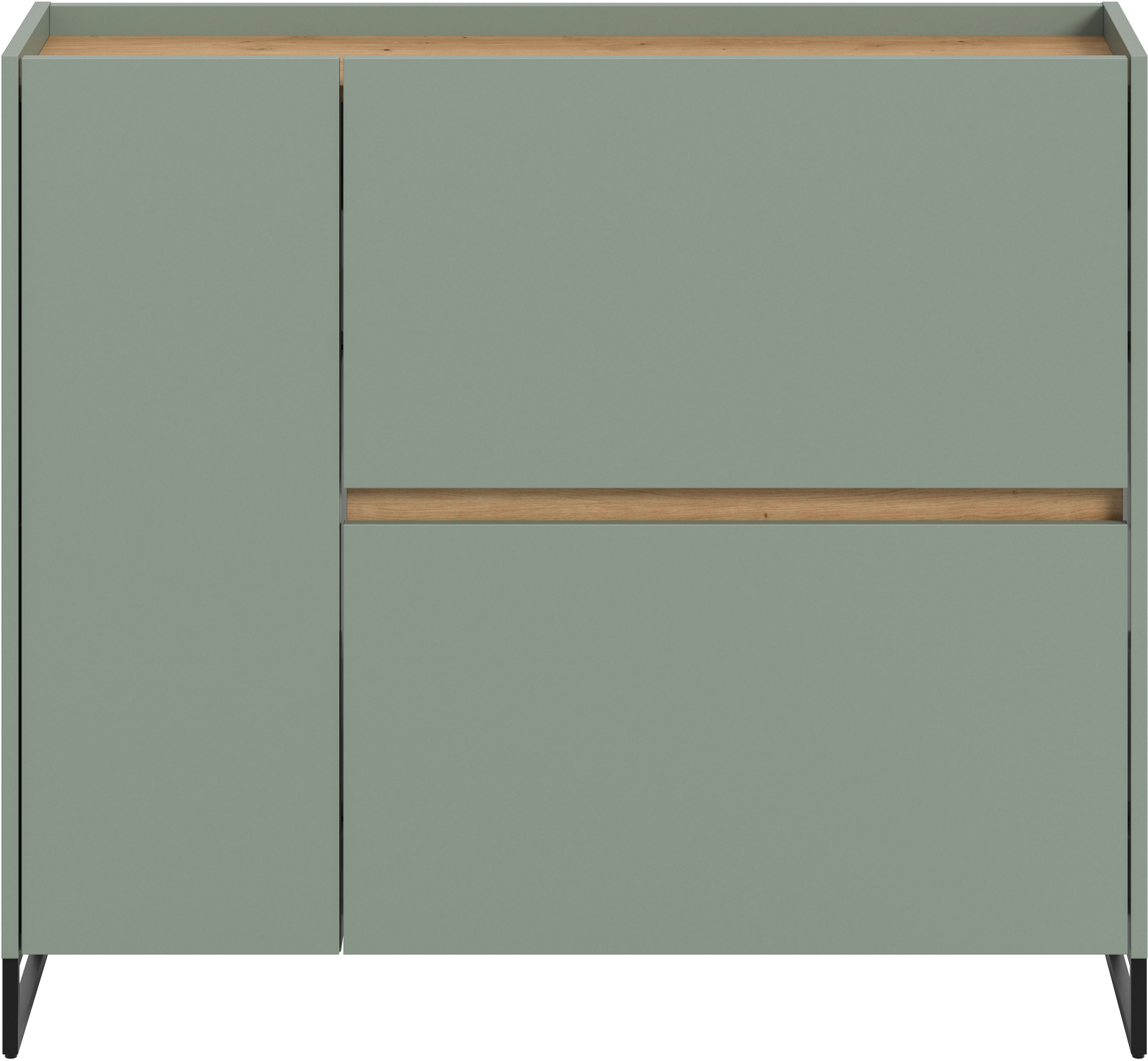 Thumbnail - INOSIGN Schuhschrank "EVRID, Breite 110cm, 1 Tür, 2 Schuhwalzen, inkl. Metall-Kufenfüße" individuell mit anderen Artikel...