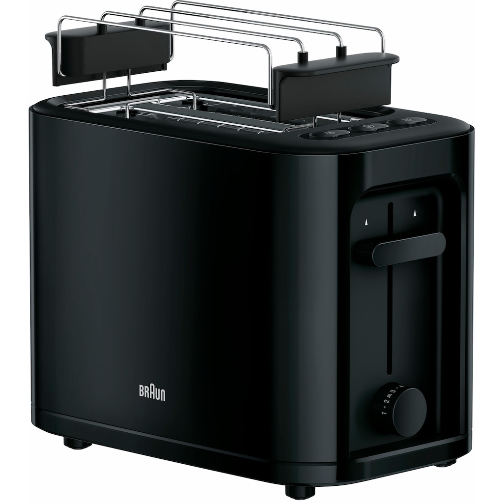 Braun Toaster »HT 3010 BK«, 2 kurze Schlitze, für 2 Scheiben, 1000 W