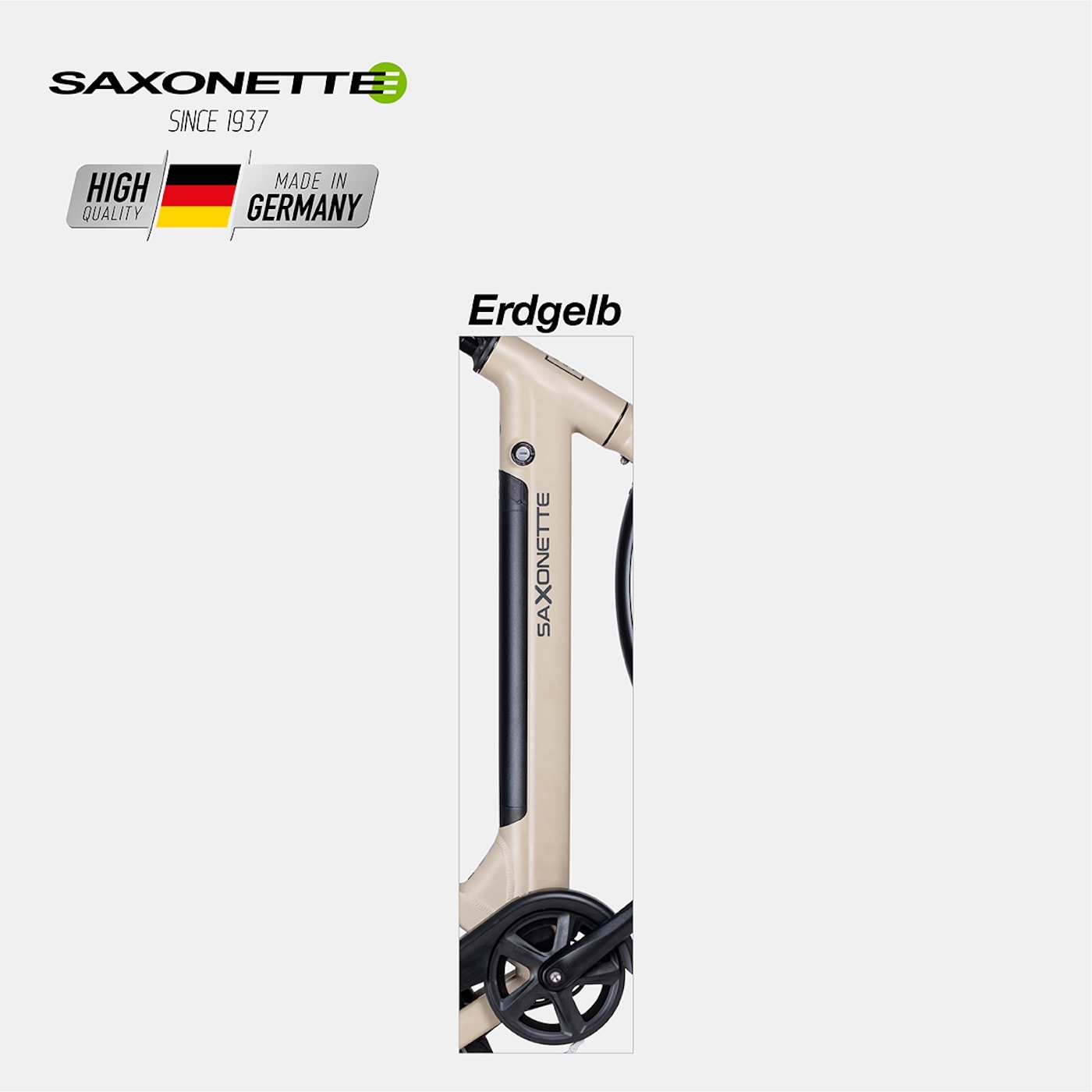 SAXONETTE »SAXONETTE E-BIKE Cityrad URBANA« 7 Gang Shimano Tourney 6/7-fach Schaltwerk Kettenschaltung Heckmotor 250 W Packung,  (mit integr. Akku), Elektrofahrrad für Alltag und Einkauf