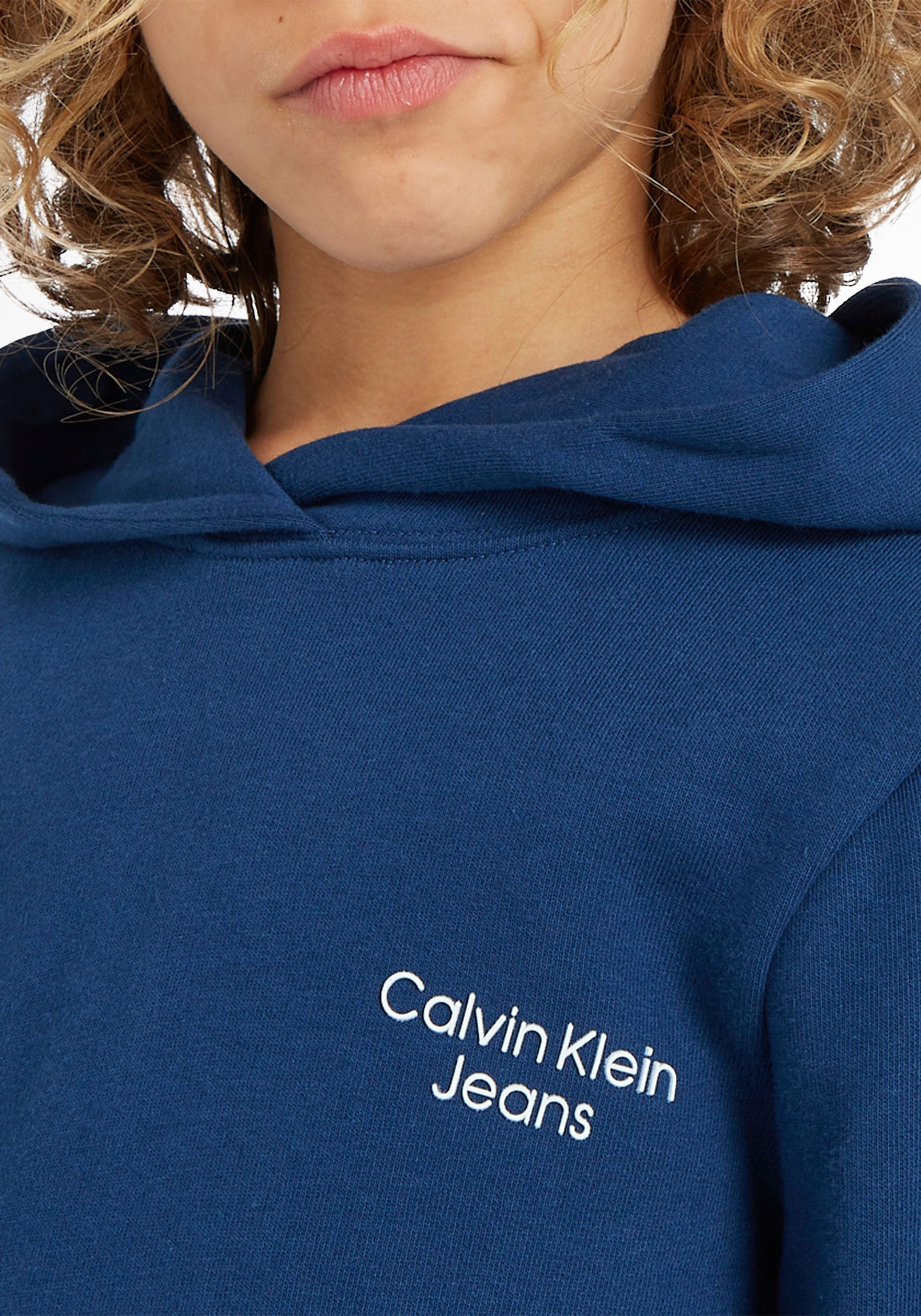 Calvin Klein Jeans HOODIE« Kapuzensweatshirt »CKJ LOGO STACK BAUR | bestellen