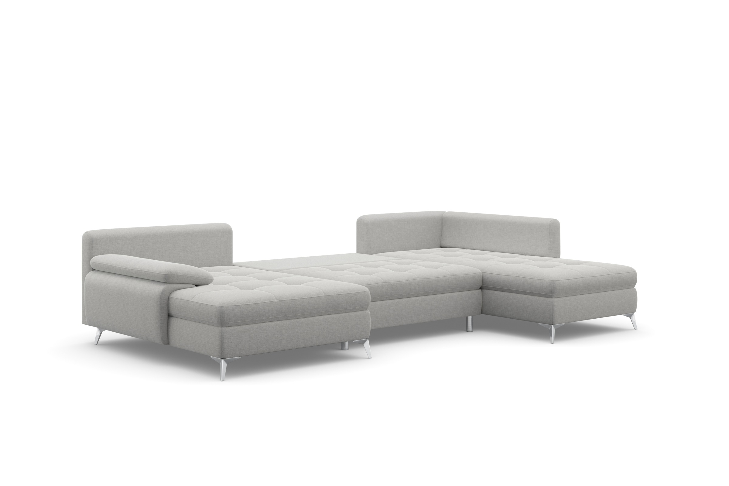 sit&more Wohnlandschaft »Latigo U-Form«, mit Recamiere, wahlweise mit Bettfunktion und Bettkasten