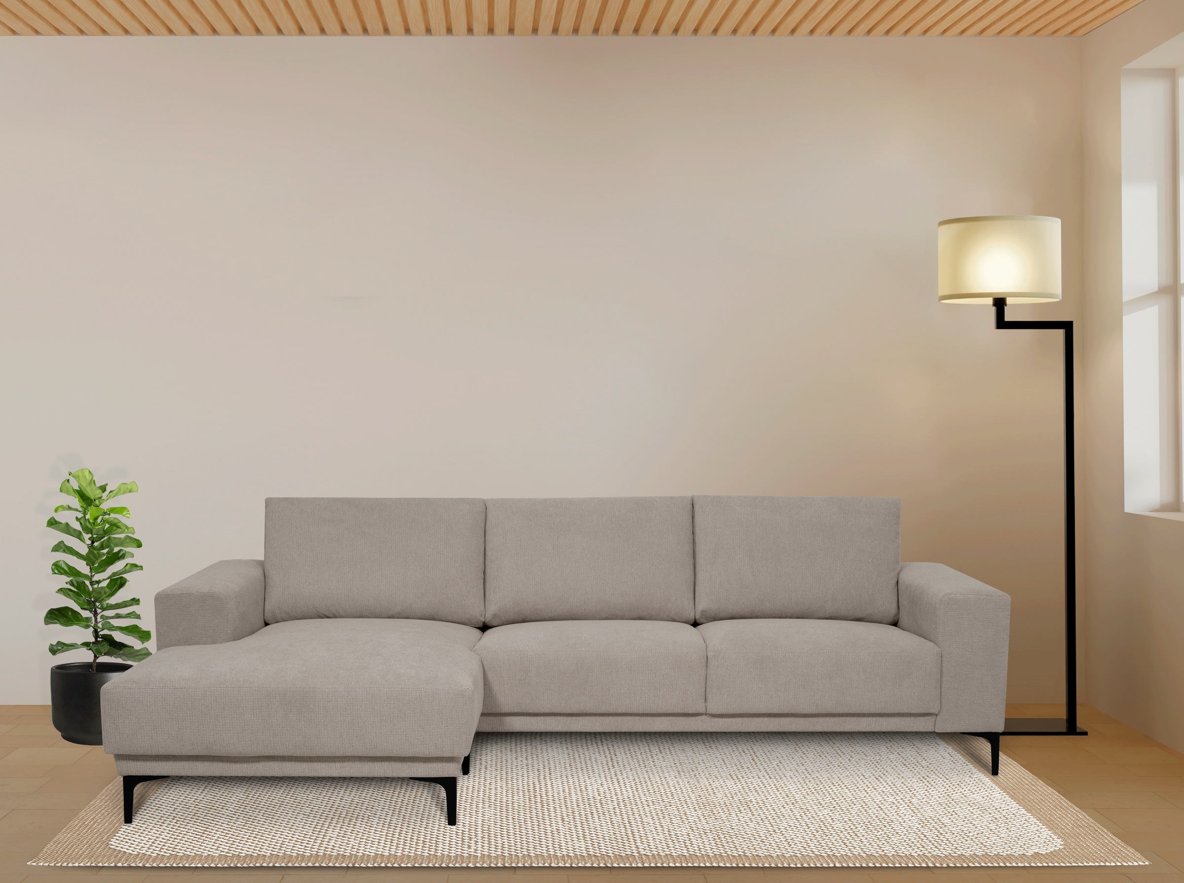 PLACES OF STYLE Ecksofa »Xander L-Form« Breite 280 cm ...