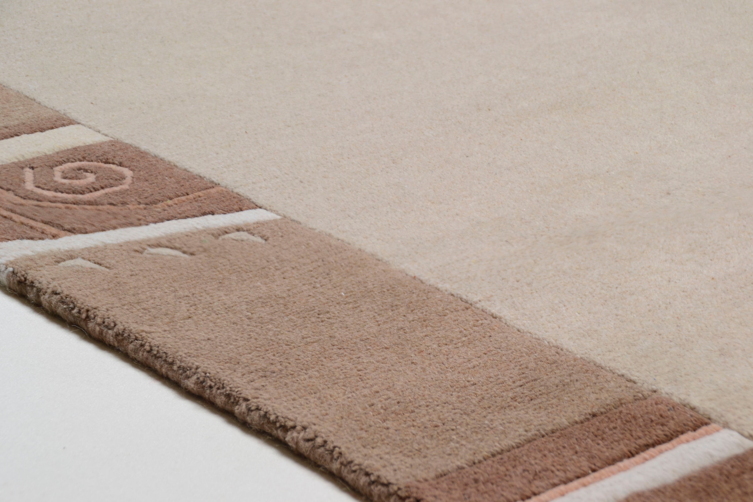 THEKO Teppich »Sierra« rechteckig 14 mm Höhe handgeknüpft, mit Bordüre, ideal im Wohnzimmer & Schlafzimmer