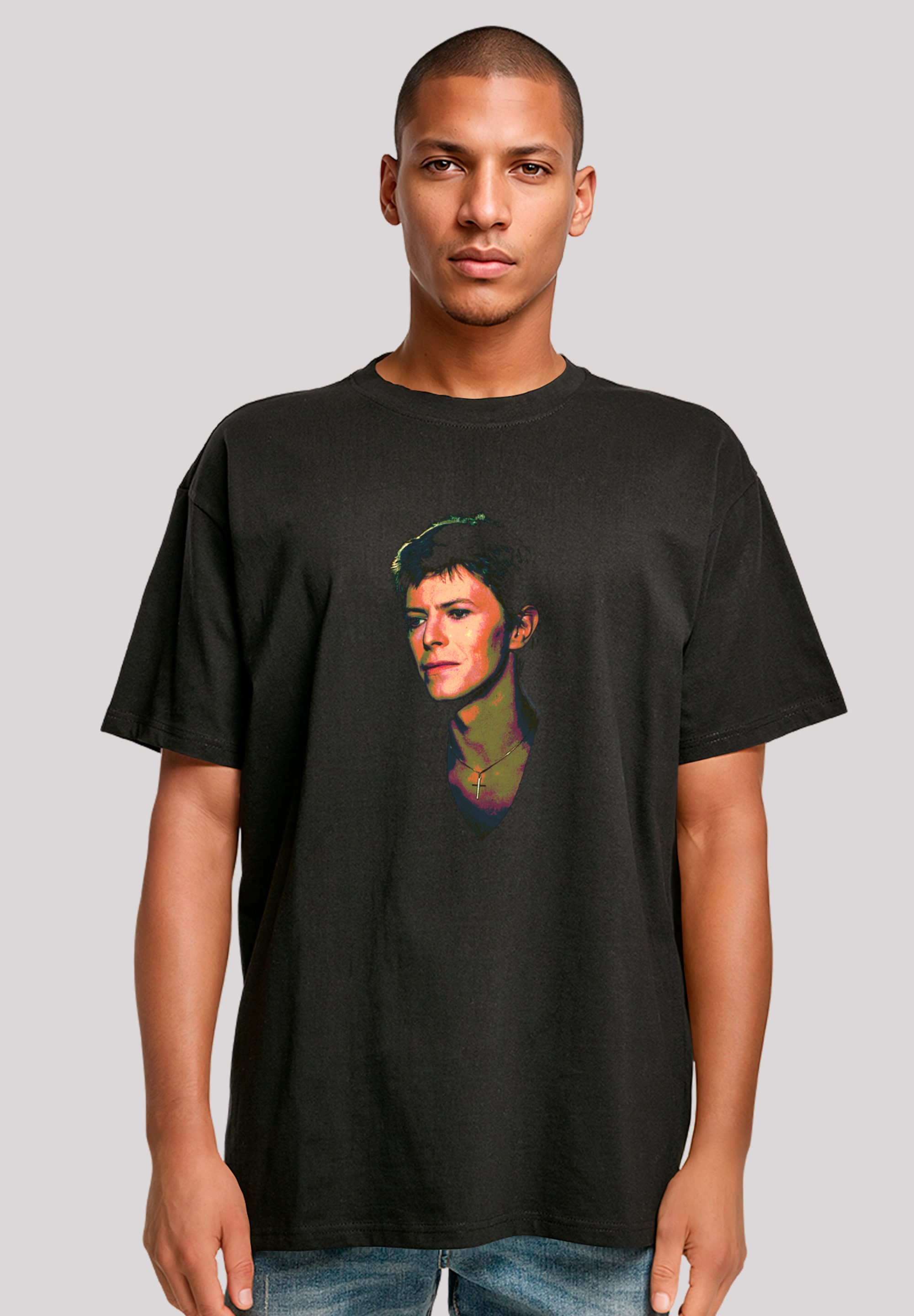 F4NT4STIC T-Shirt "TV Times Pop Star David Bowie 1977", Premium Qualität günstig online kaufen