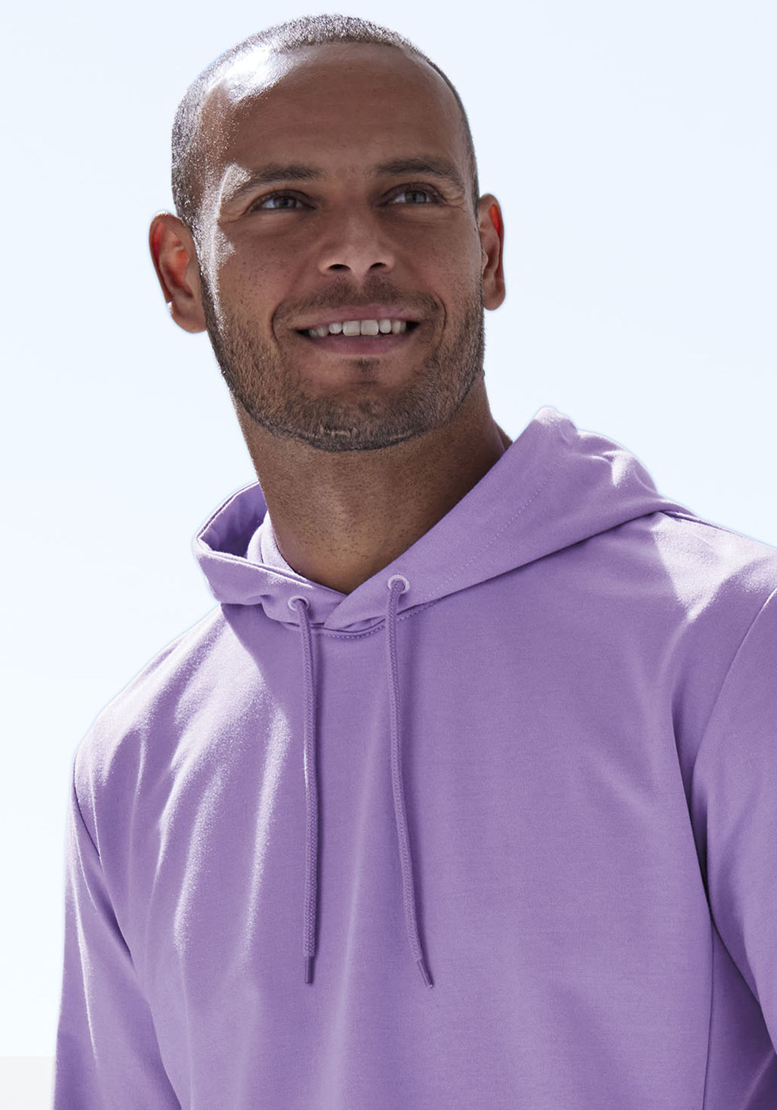 Thumbnail - John Devin Hoodie, Langarm, Sweatshirt mit Rundhals und Kapuze, Baumwollmischung