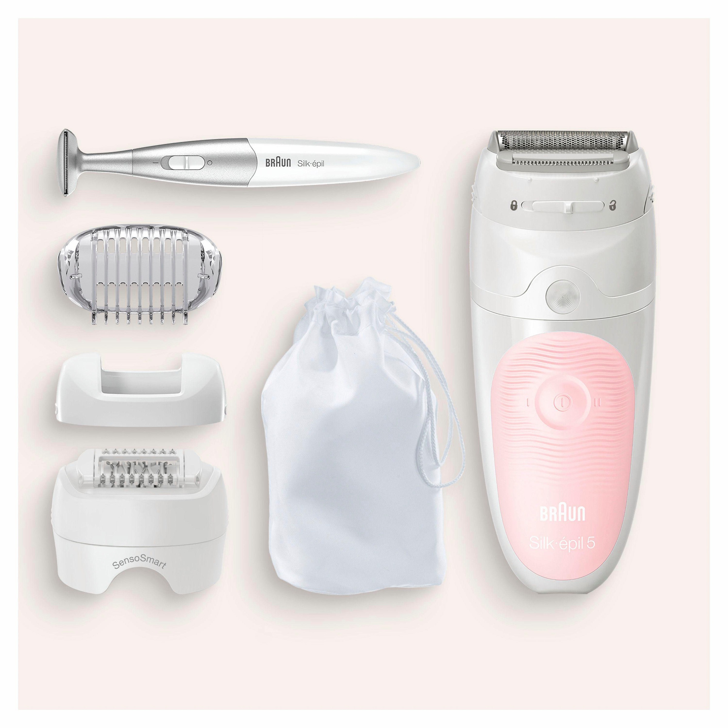 Braun Epilierer »Silk-épil 5 5-820« Wet&amp;Dry Hochfrequenz-Massageaufsatz NQ9471