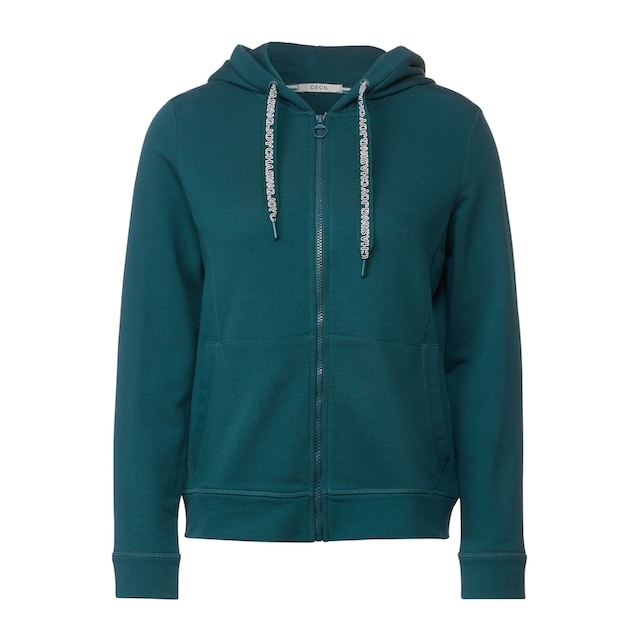 Cecil Sweatjacke, in Unifarbe online kaufen | BAUR