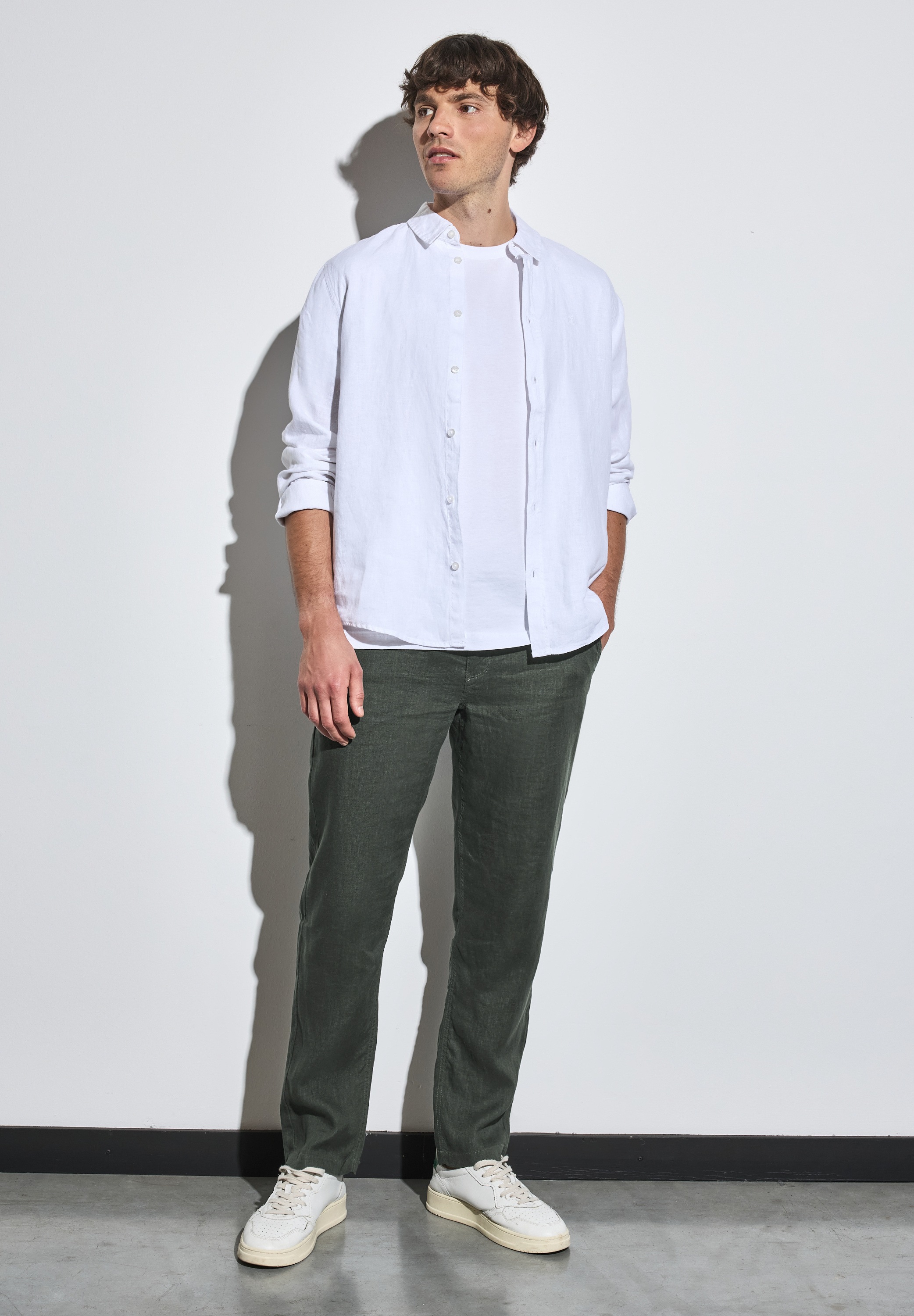 STREET ONE MEN Chinohose, Elastikbund mit Tunnelzug