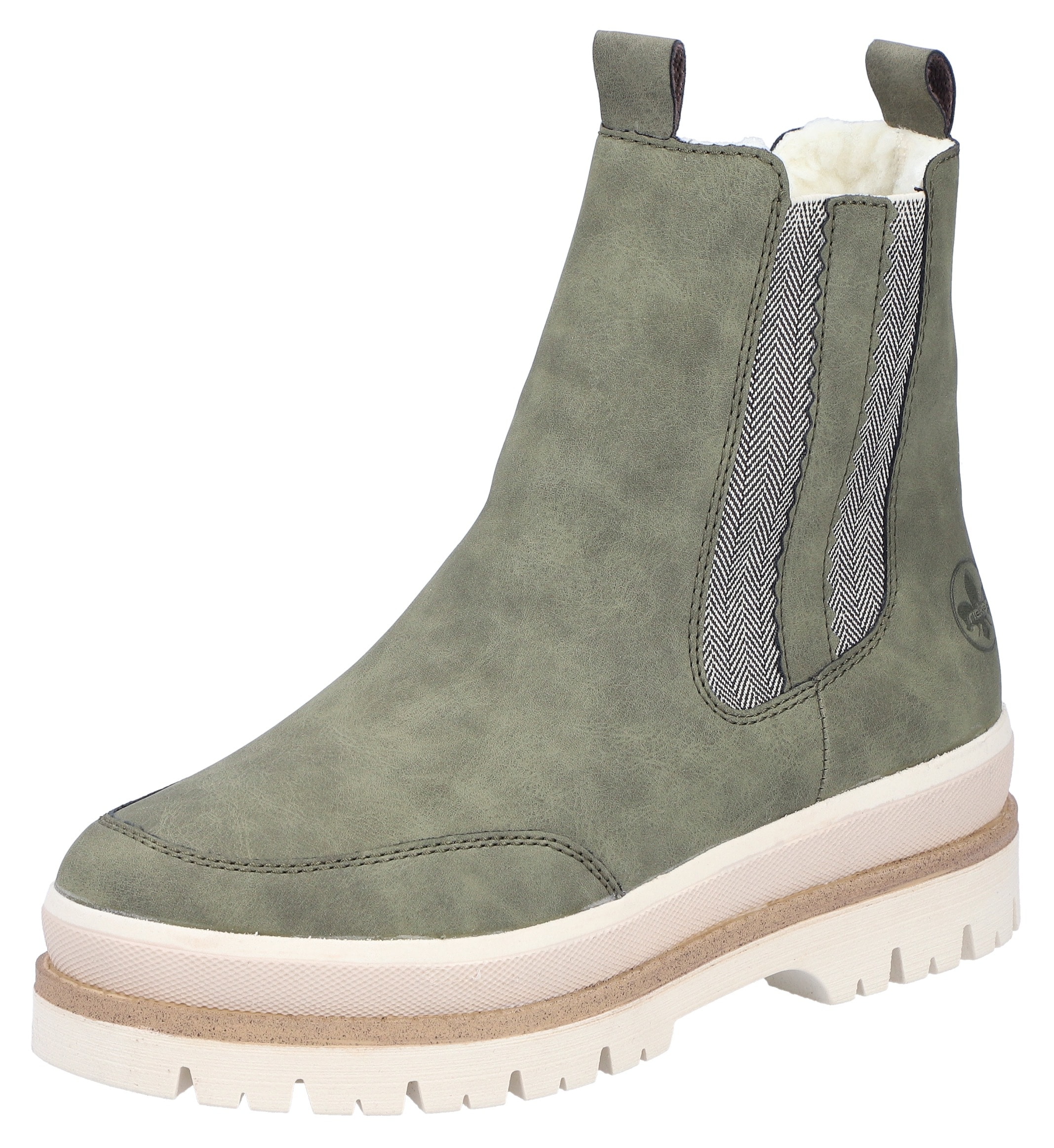 Rieker Chelseaboots, Plateauboots, Winterboots mit Anziehlaschen, Warmfutte günstig online kaufen