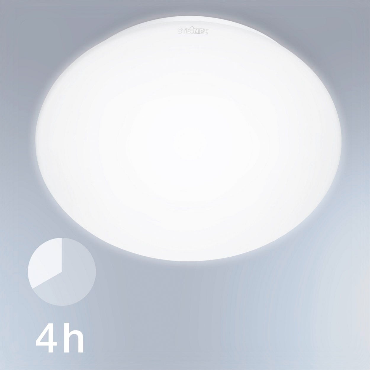 BAUR LED steinel Deckenleuchte 360°Bewegungsmelder+LEDLeuchtmittel,Warmweiß,Opalglas,Wand-Deckenlampe | »RS«,