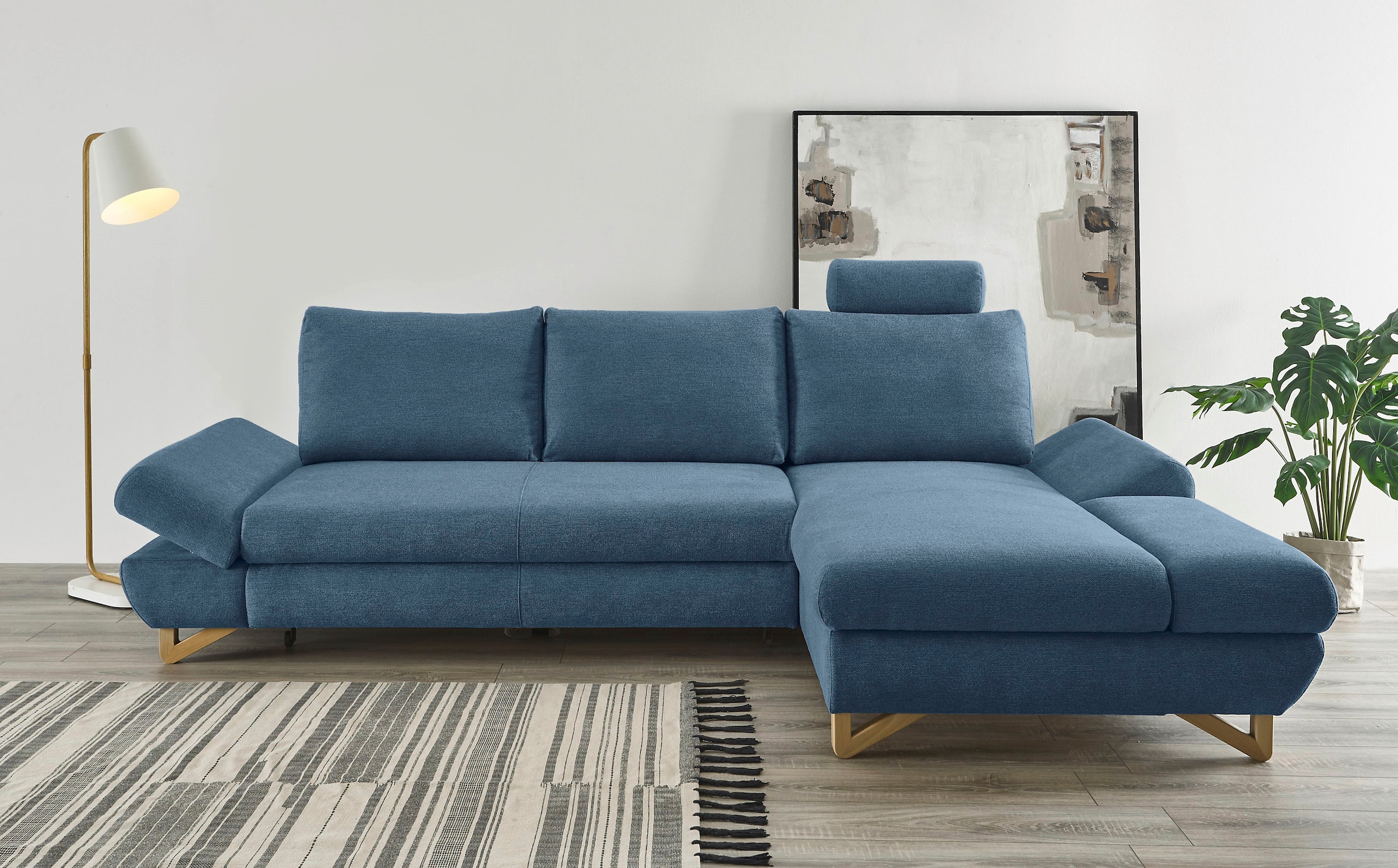 Home affaire Schlafsofa "City/Giron" komfortable Bettfunktion (Liegefläche günstig online kaufen