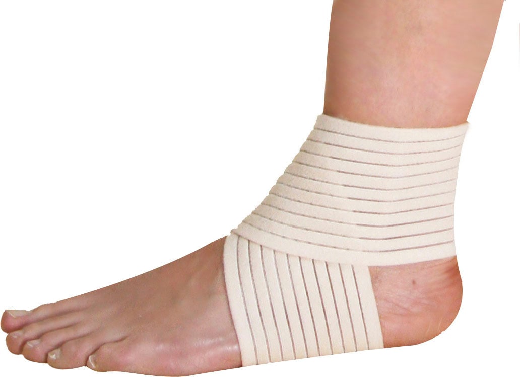 Hydas Fußbandage »Knöchelkreuzbandage, entlastet, stabilisiert und aktiviert, Doppelpack«, stützt und schützt nach Verletzungen, waschbar