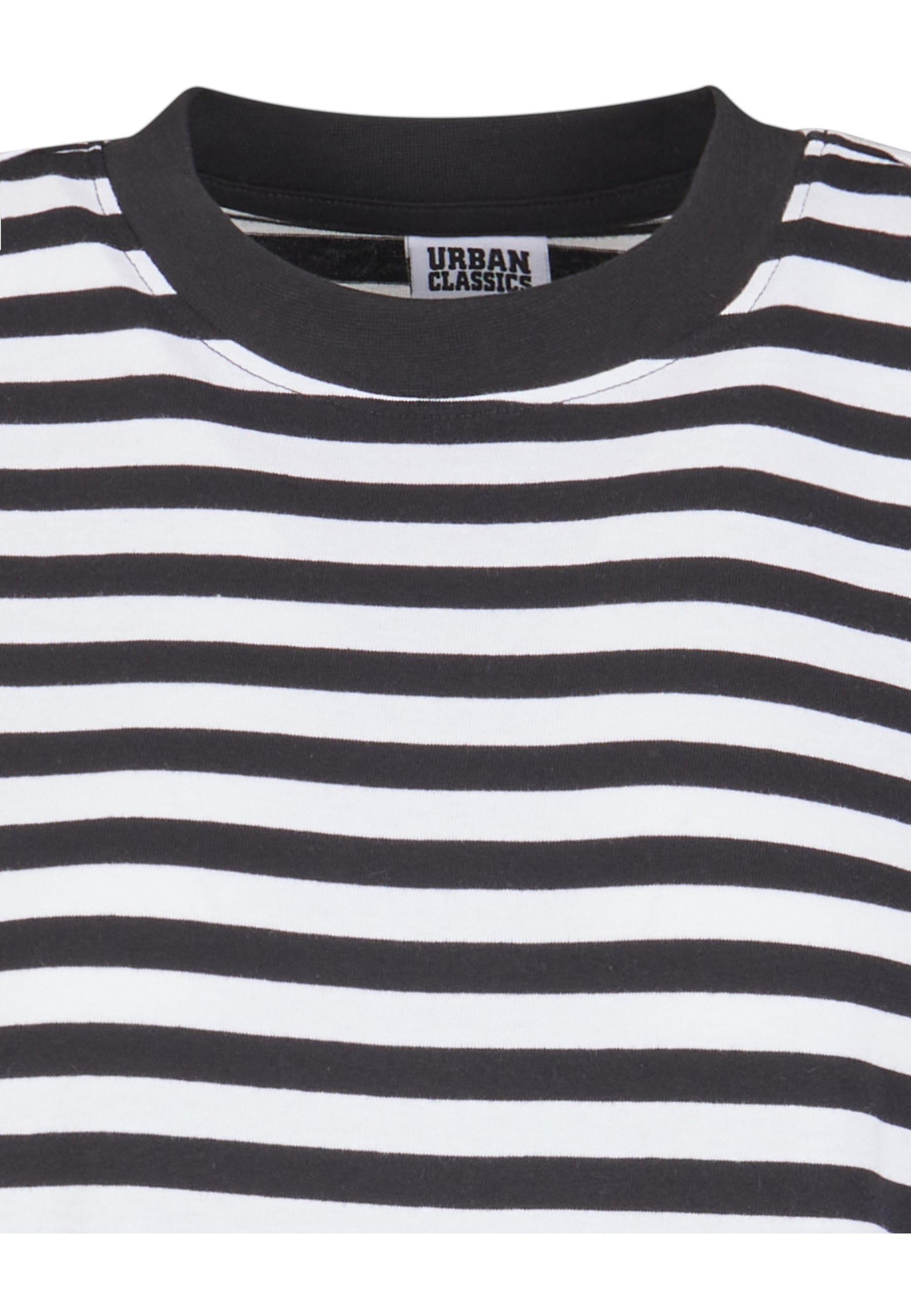 URBAN CLASSICS Shirtkleid »Urban Classics Damen Ladies Oversized Striped Tee Dress« 1 Stk. tlg.