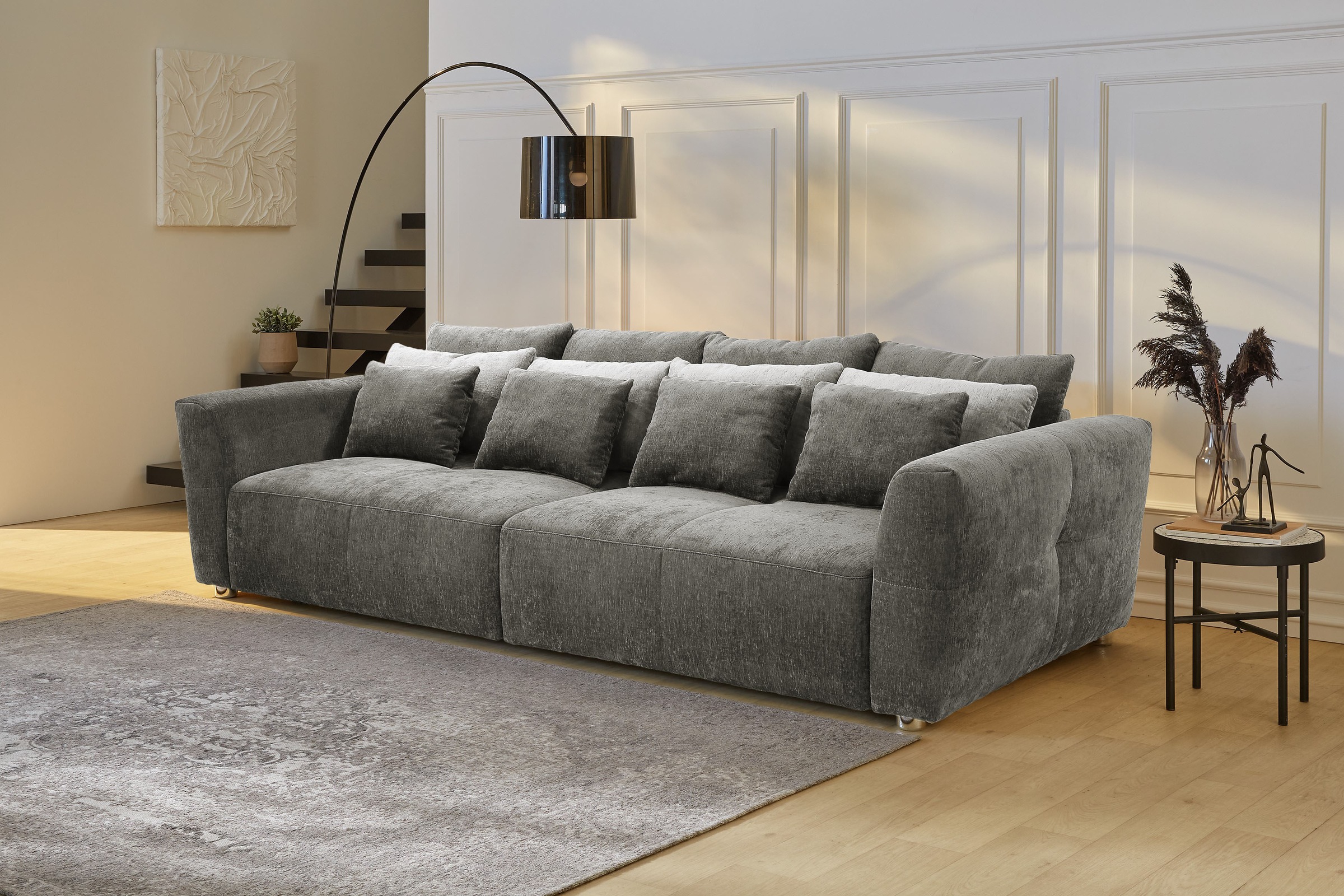 Jockenhöfer Gruppe Big-Sofa "Gulliver, B: 298 cm" mit Zierkissen, Federkern günstig online kaufen