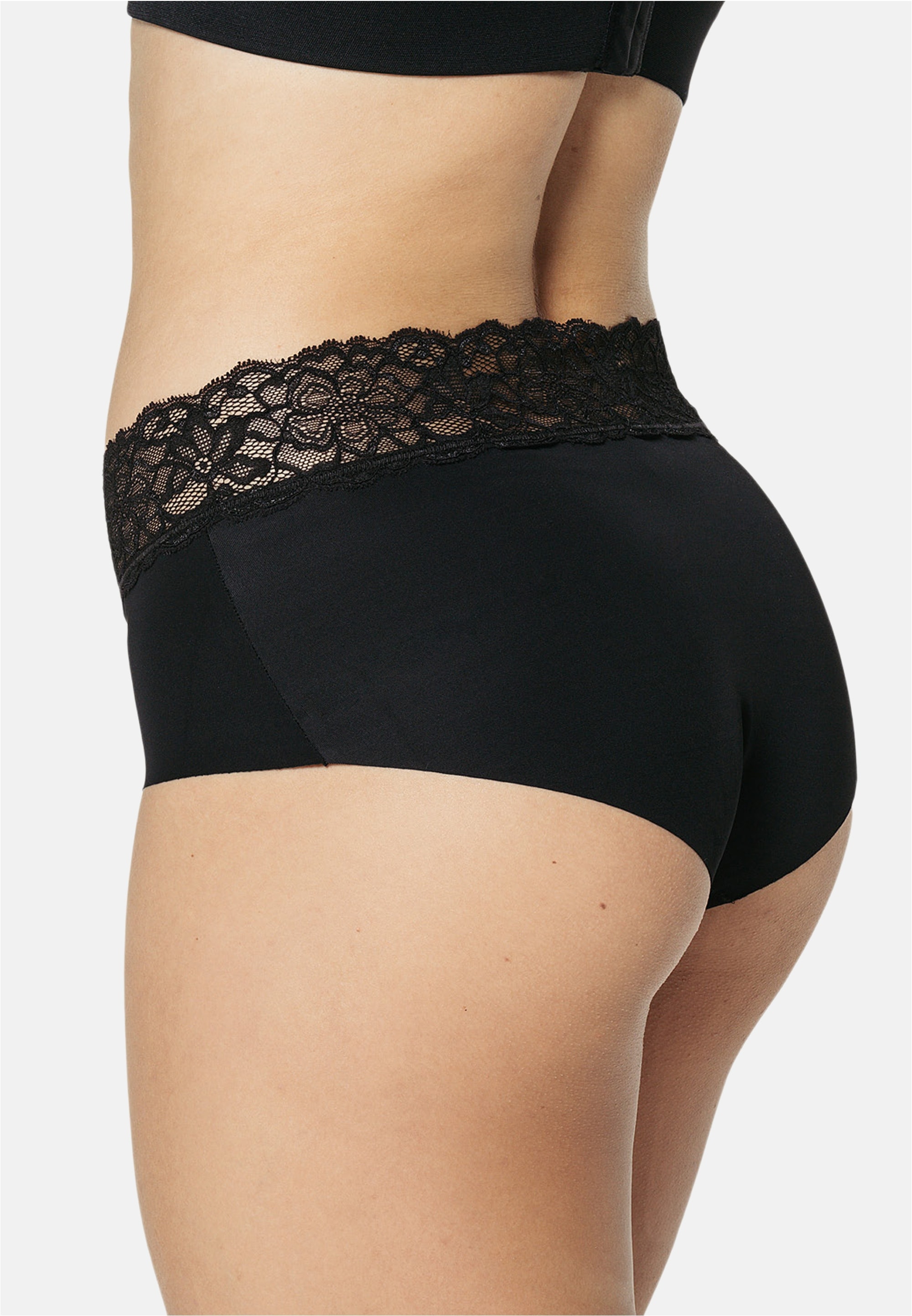 LEONISA Panty, mit floralem Spitzenbesatz