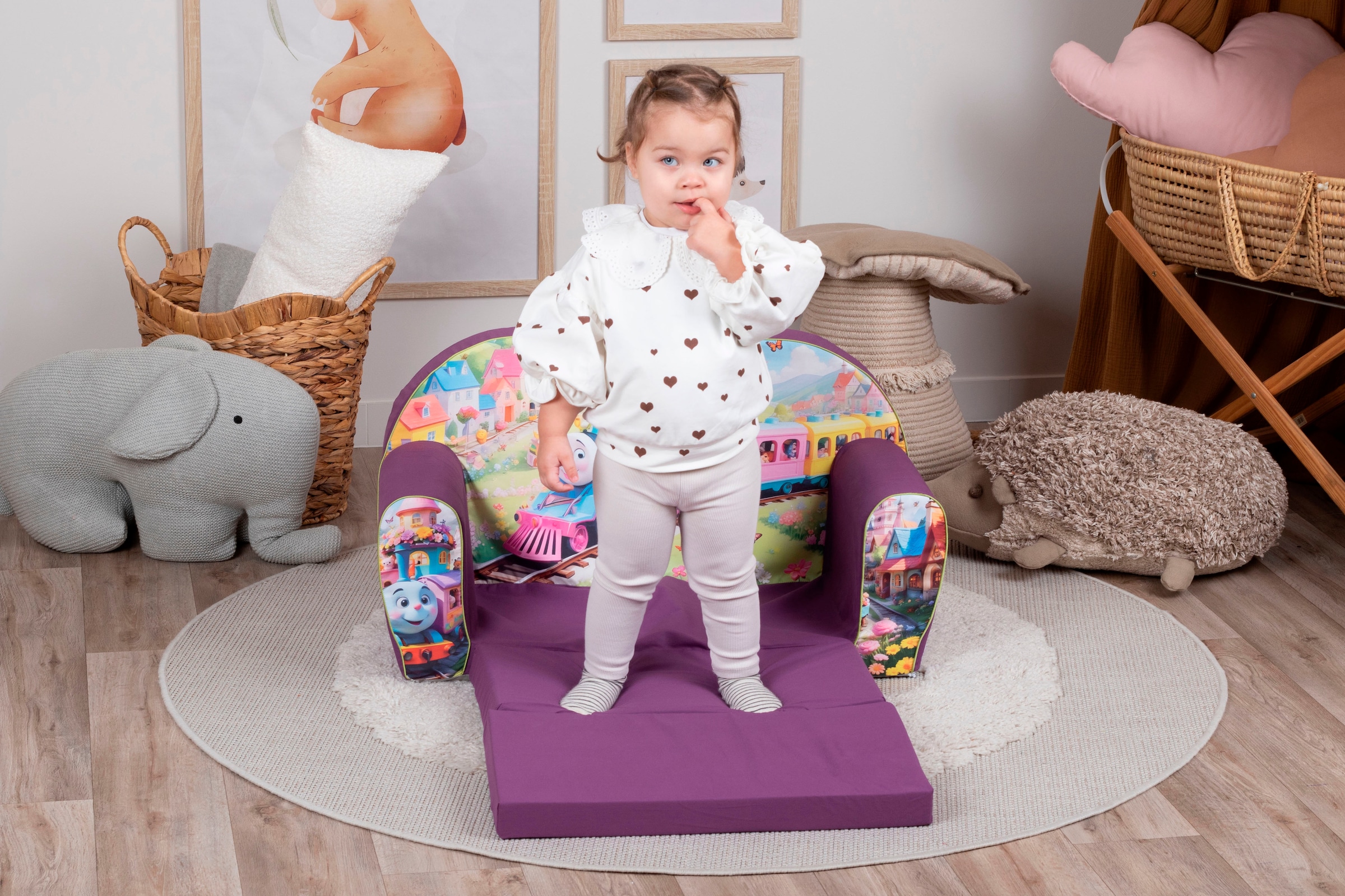 Knorrtoys® Sofa »Happy train« für Kinder; Made in Europe