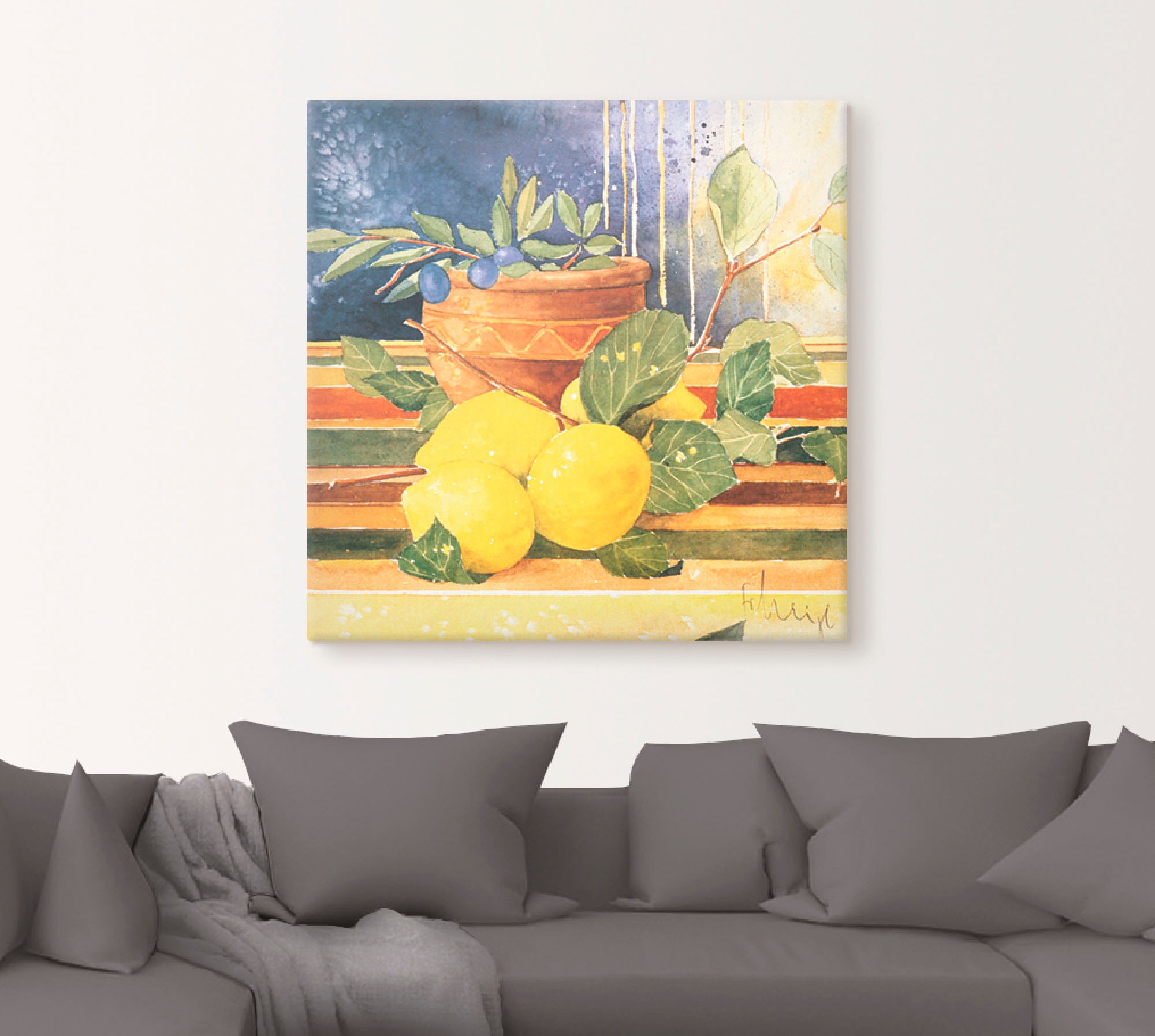 Artland Wandbild »Akzente des Sommers I«, Arrangements, (1 St.), als Leinwandbild, Wandaufkleber in verschied. Größen