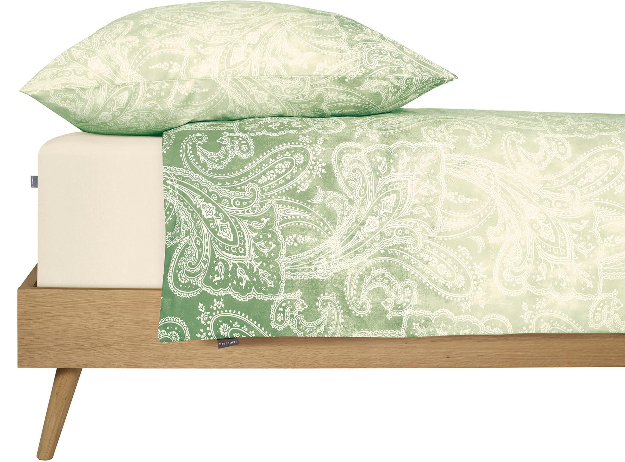 Schiesser Bettwäsche "Claire aus weicher Baumwolle mit Paisleymuster in dez günstig online kaufen