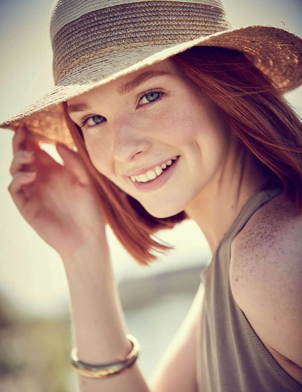 CAPO Strohhut schnelltrocknendes Schweißband, Formstabil