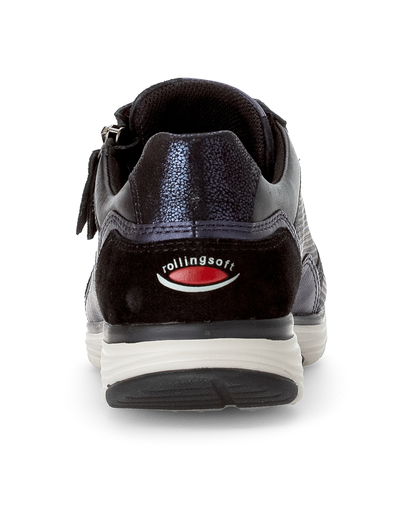 Gabor Rollingsoft Keilsneaker, Komfortschuh, Halbschuh, Schnürschuh mit Logo an der Ferse