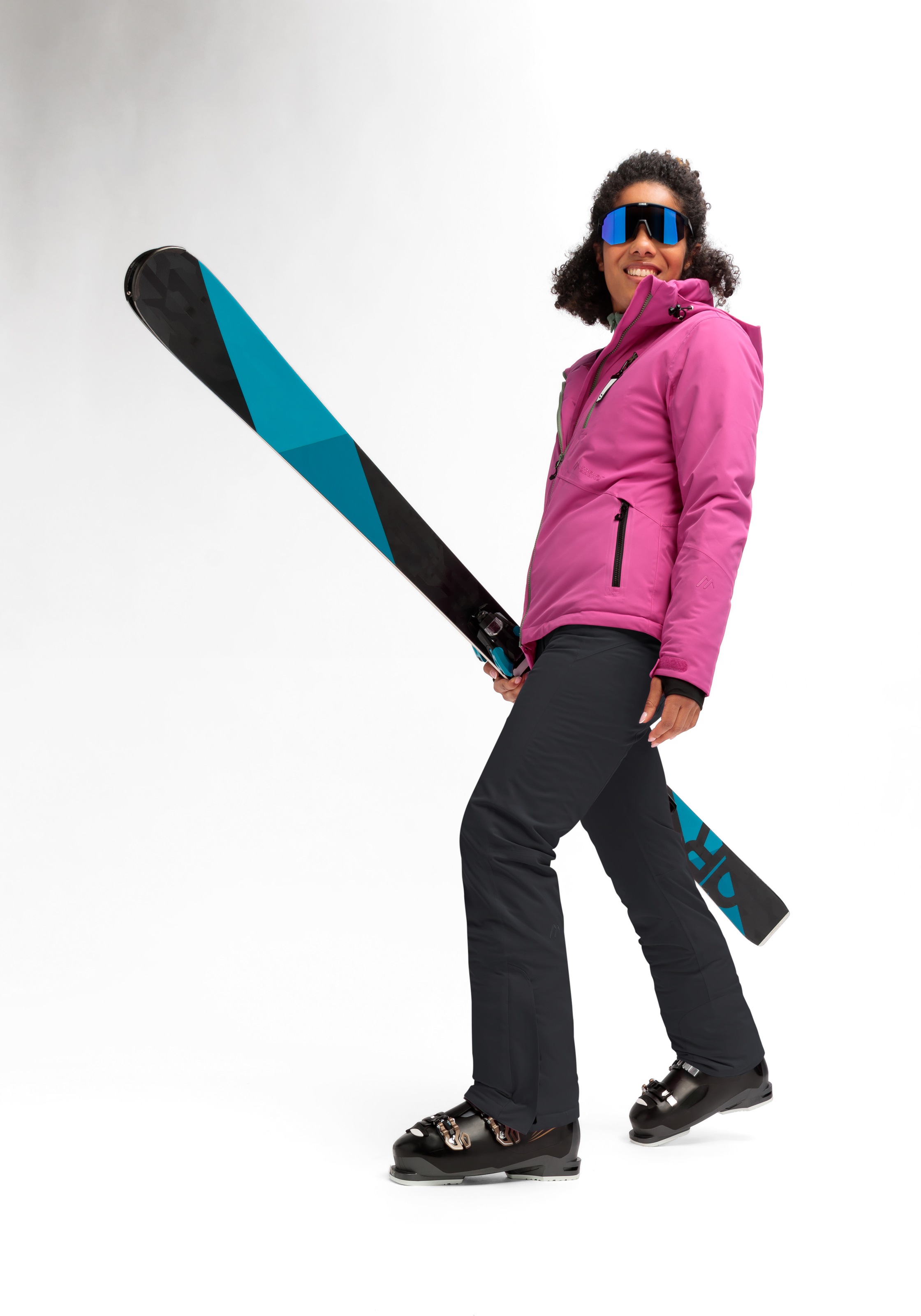 Maier Sports Skihose »Allissia slim 2.1«, Damen Schneehose, wind- und wasserdicht, 2 RV-Taschen, Slim Fit
