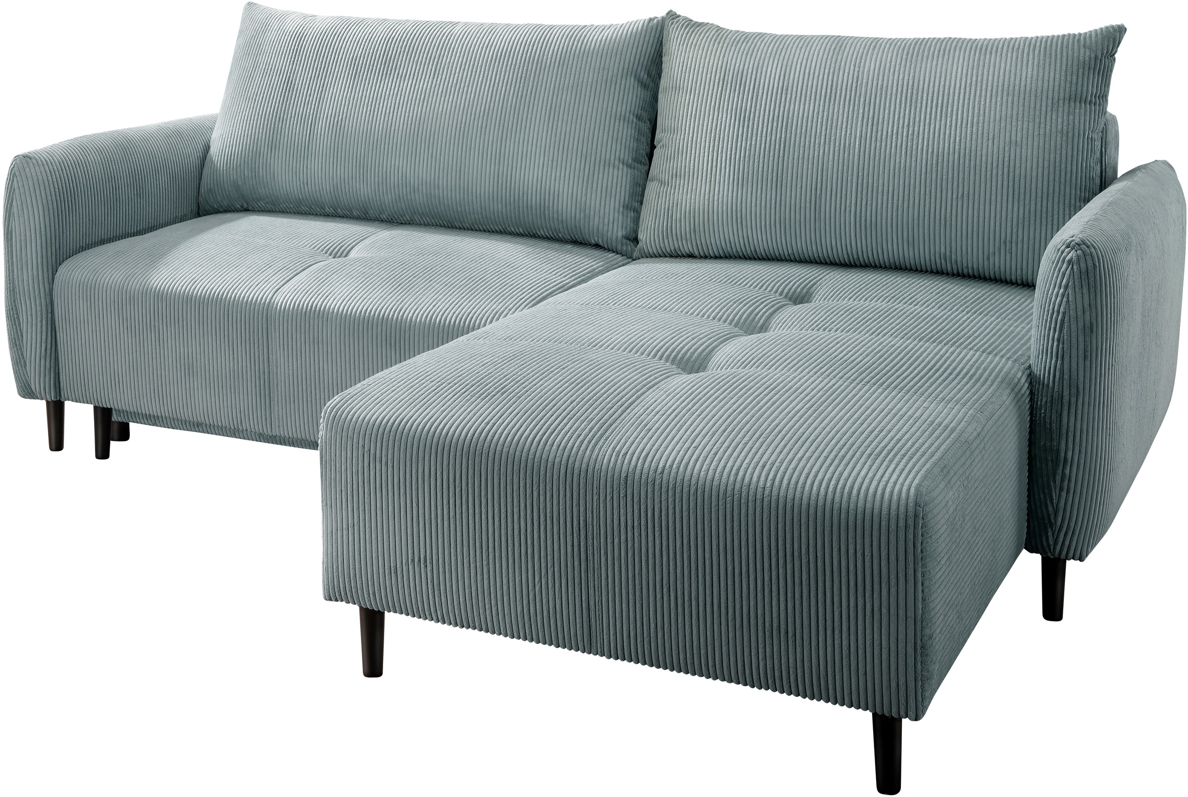 Thumbnail - Home affaire Ecksofa "Mara, L-Form, aktueller Cord Bezug und tolle Farben, schmale Armlehnen" whlw. mit Bettfunktion,Rec...