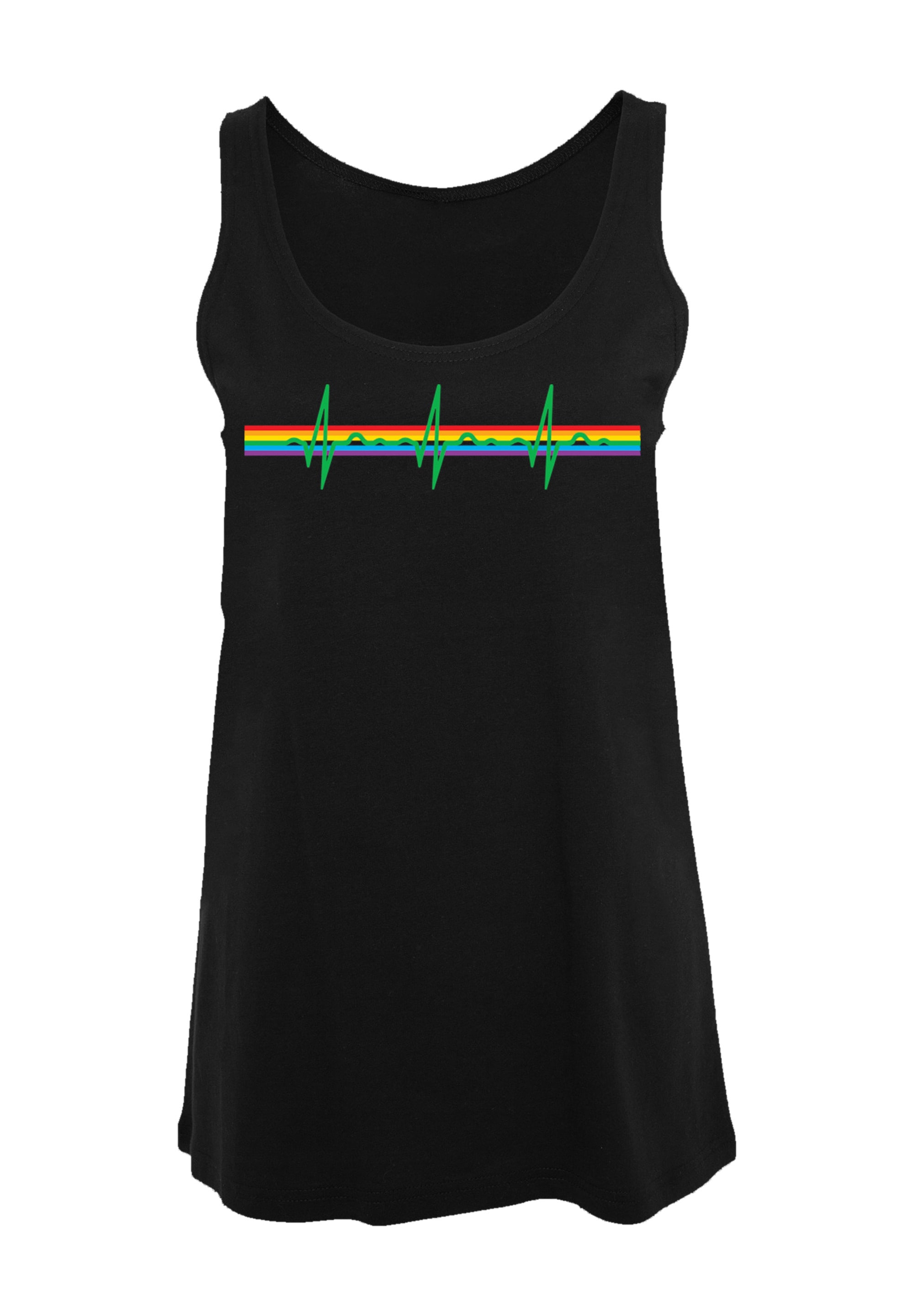 F4NT4STIC T-Shirt »Pink Floyd Prism Heartbeat«, Print