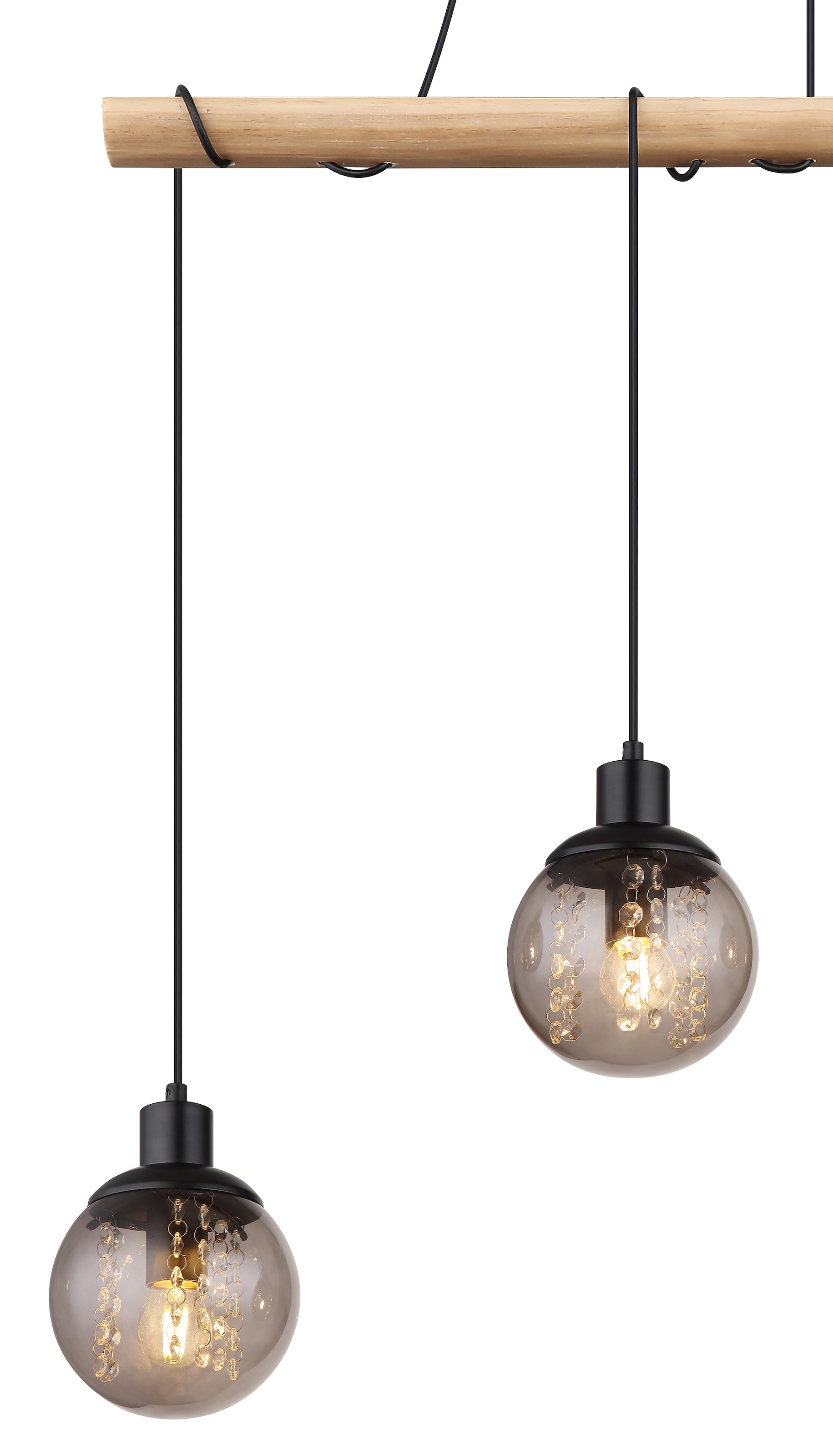 GLOBO LIGHTING Hängeleuchte »RICHARD«, Leuchtmittel E27 | ohne Leuchtmittel, Hängelampe/Pendelleuchte/Esszimmer/Wohnzimmer/Esstisch