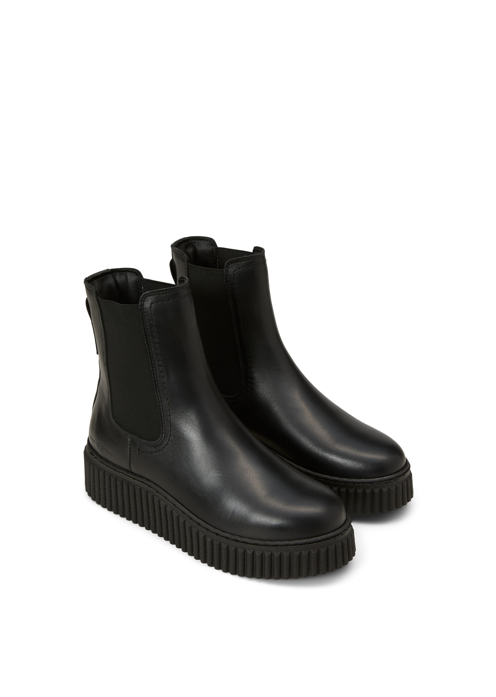 Marc O'Polo Chelseaboots »Model Bianca 60«  Schlupfboots, Stiefelette mit beidseitigem Stretcheinsatz
