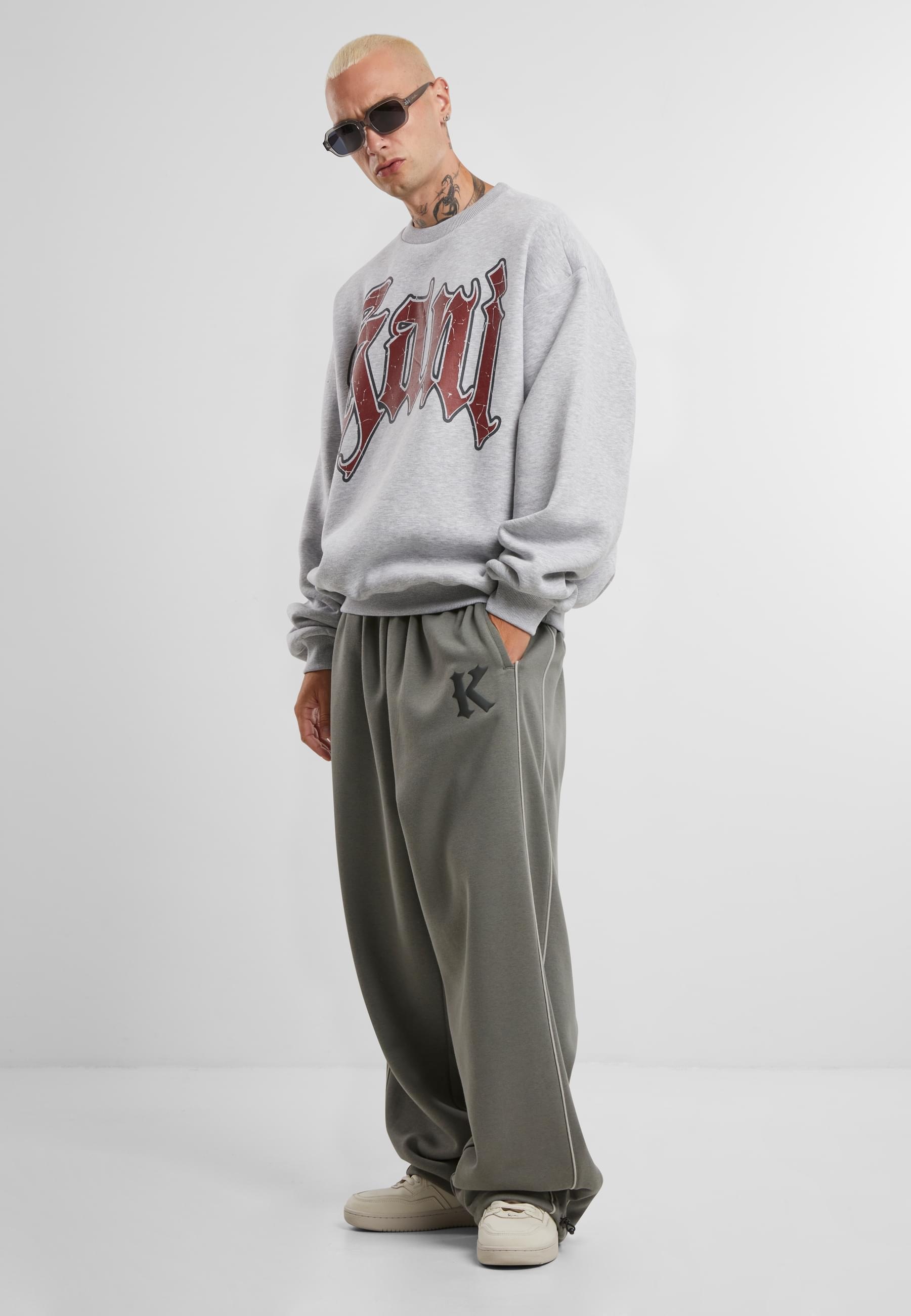 Karl Kani Rundhalspullover »Karl Kani KK Kani Inside Out Crew«, (1 tlg.)
