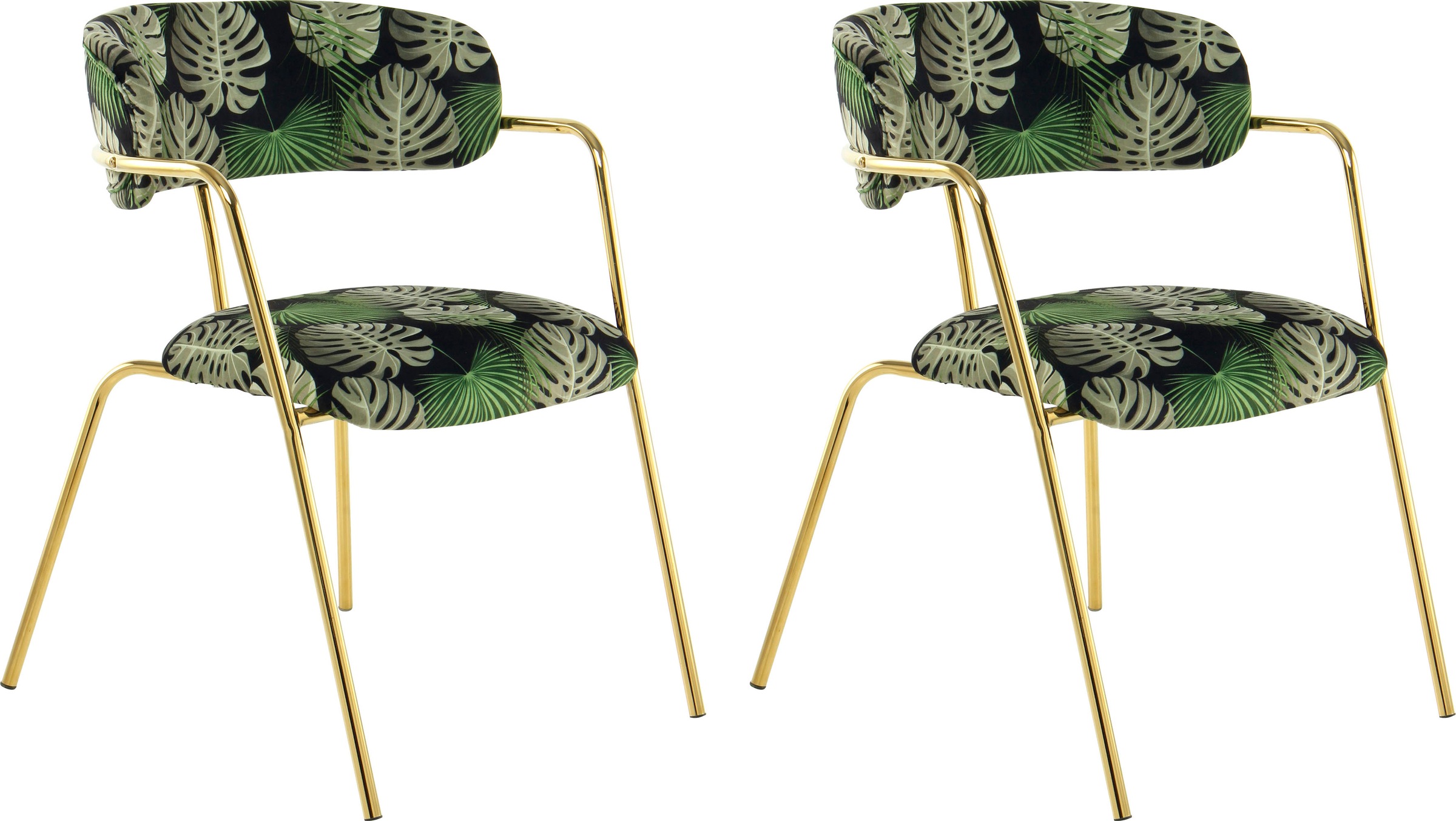 Kayoom Stuhl "Forest 625 2er-Set, samtweicher Bezug mit hohem Sitzkomfort" günstig online kaufen