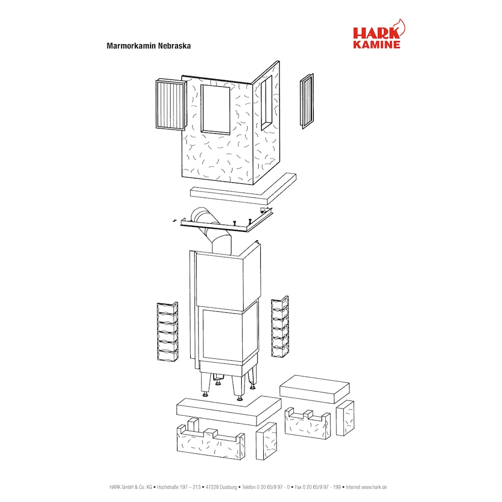 HARK Kaminbausätze »Nebraska«