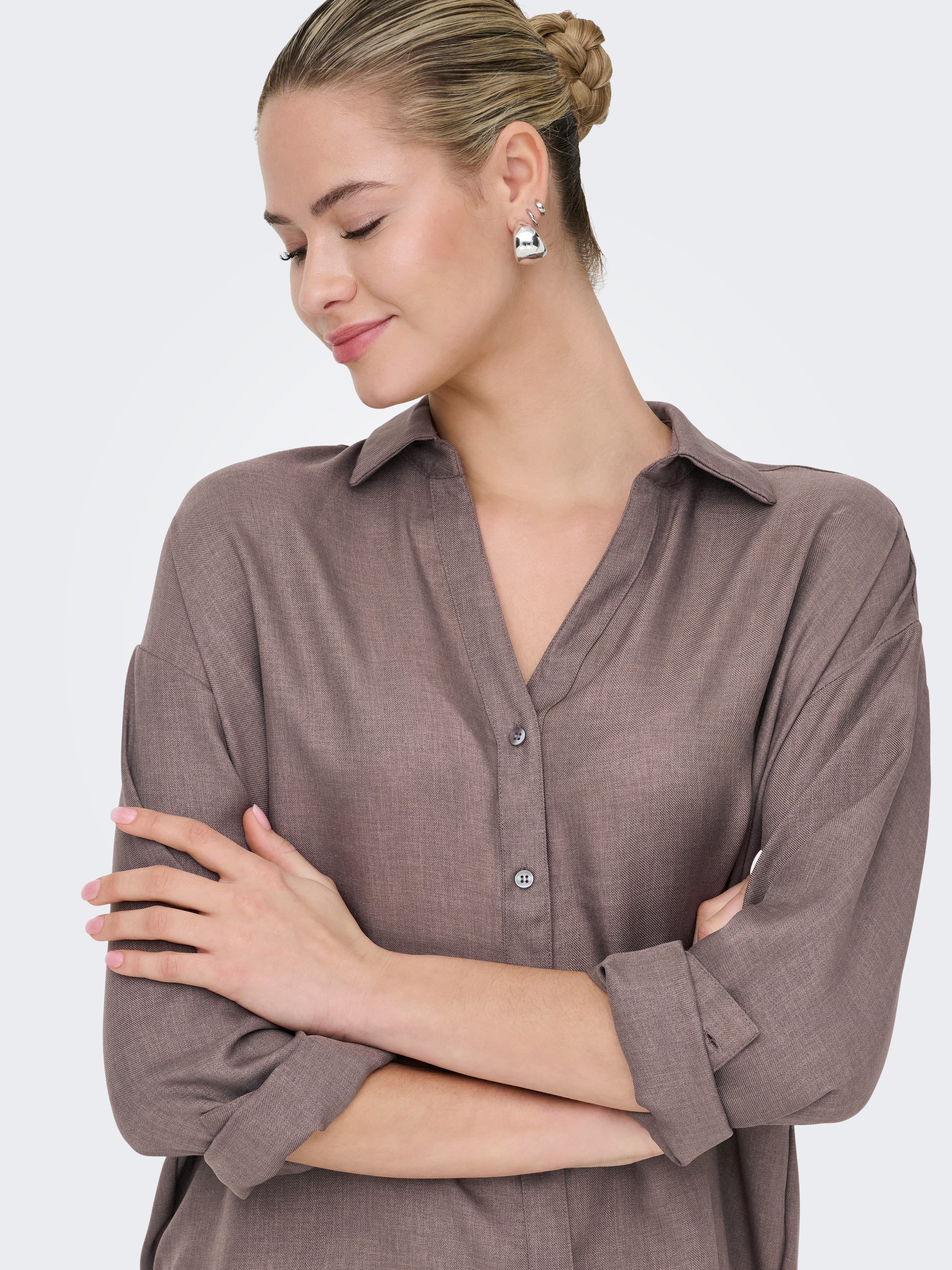 ONLY Hemdbluse »ONLHARRIET LIFE L/S SHIRT WVN«