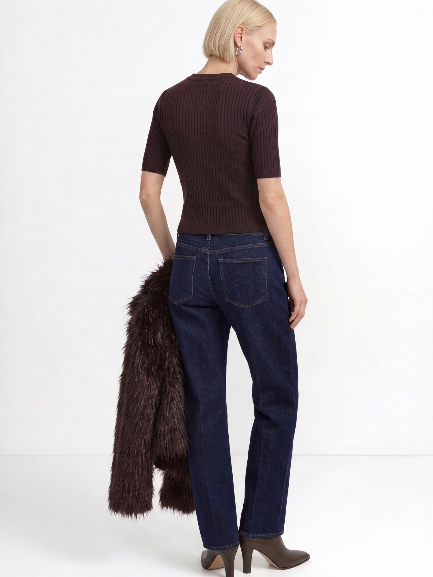 RICHROYAL Kurzarmpullover »Rich & Royal«