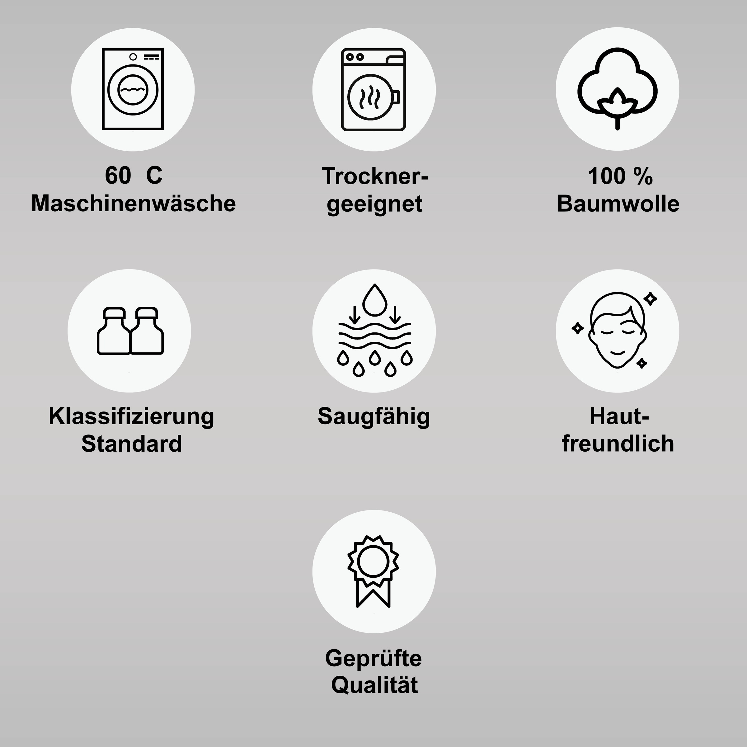 Thumbnail - OTTO home Handtuch Set "Kimi, Duschtuch, Handtücher und Gästetücher" Set 5 Walkfrottee 100% Baumwolle, einfarbig, weich,...